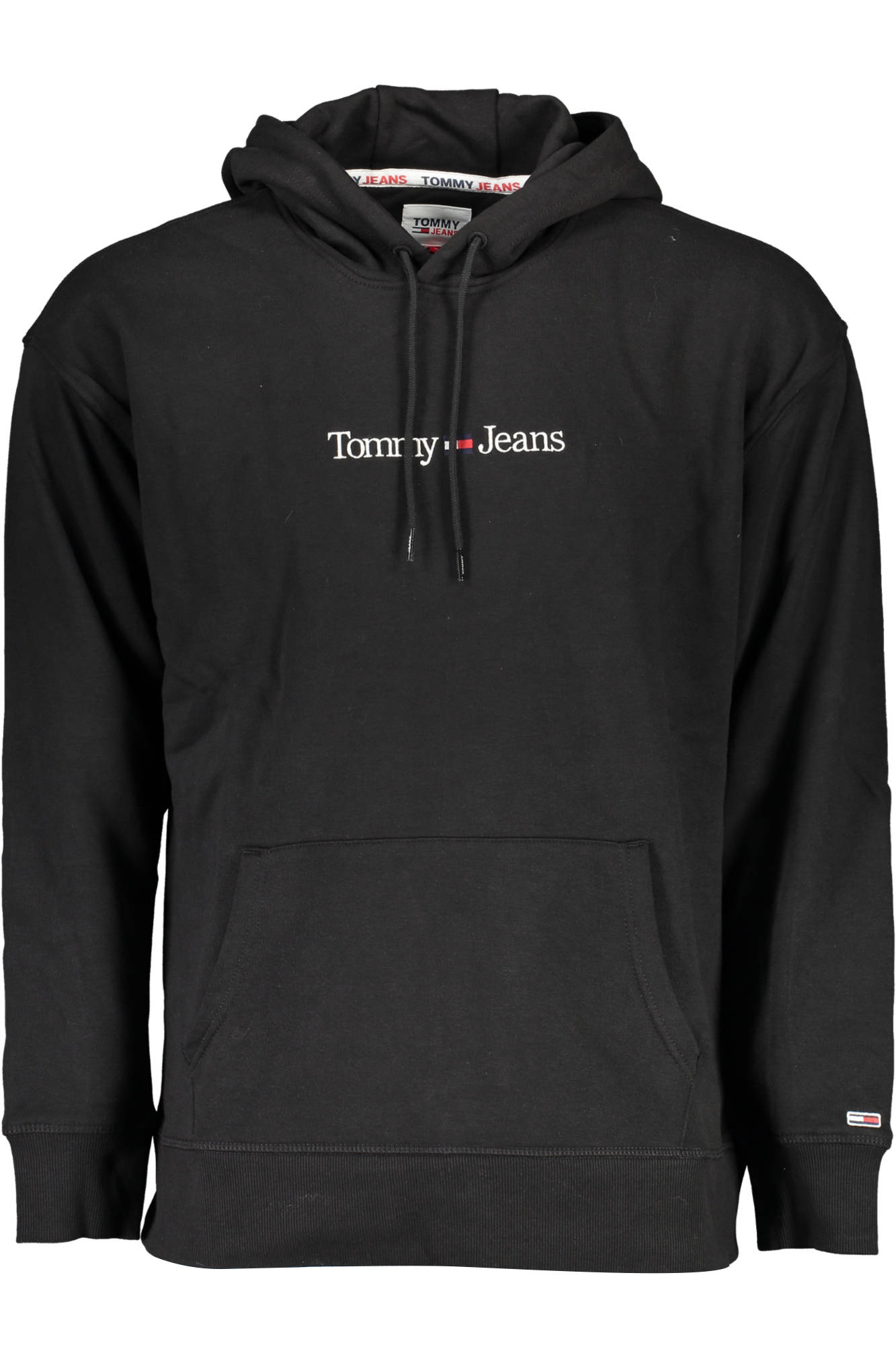 Tommy Jeans Sweatshirt - TJM REG LINEAR HOODI black