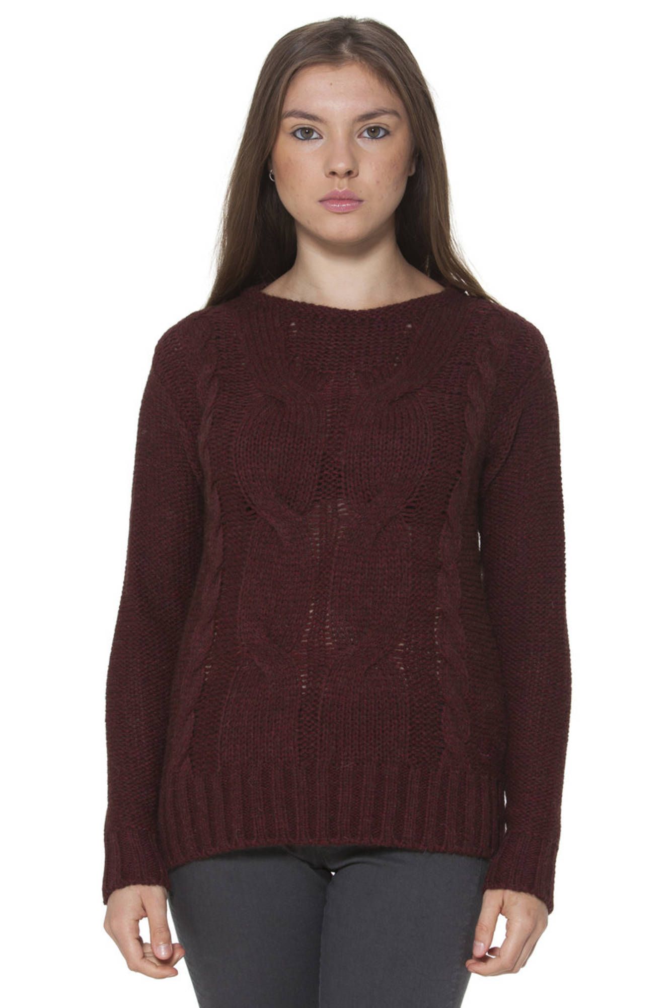 FRED PERRY WOMEN&#039;S RED SWEATER
