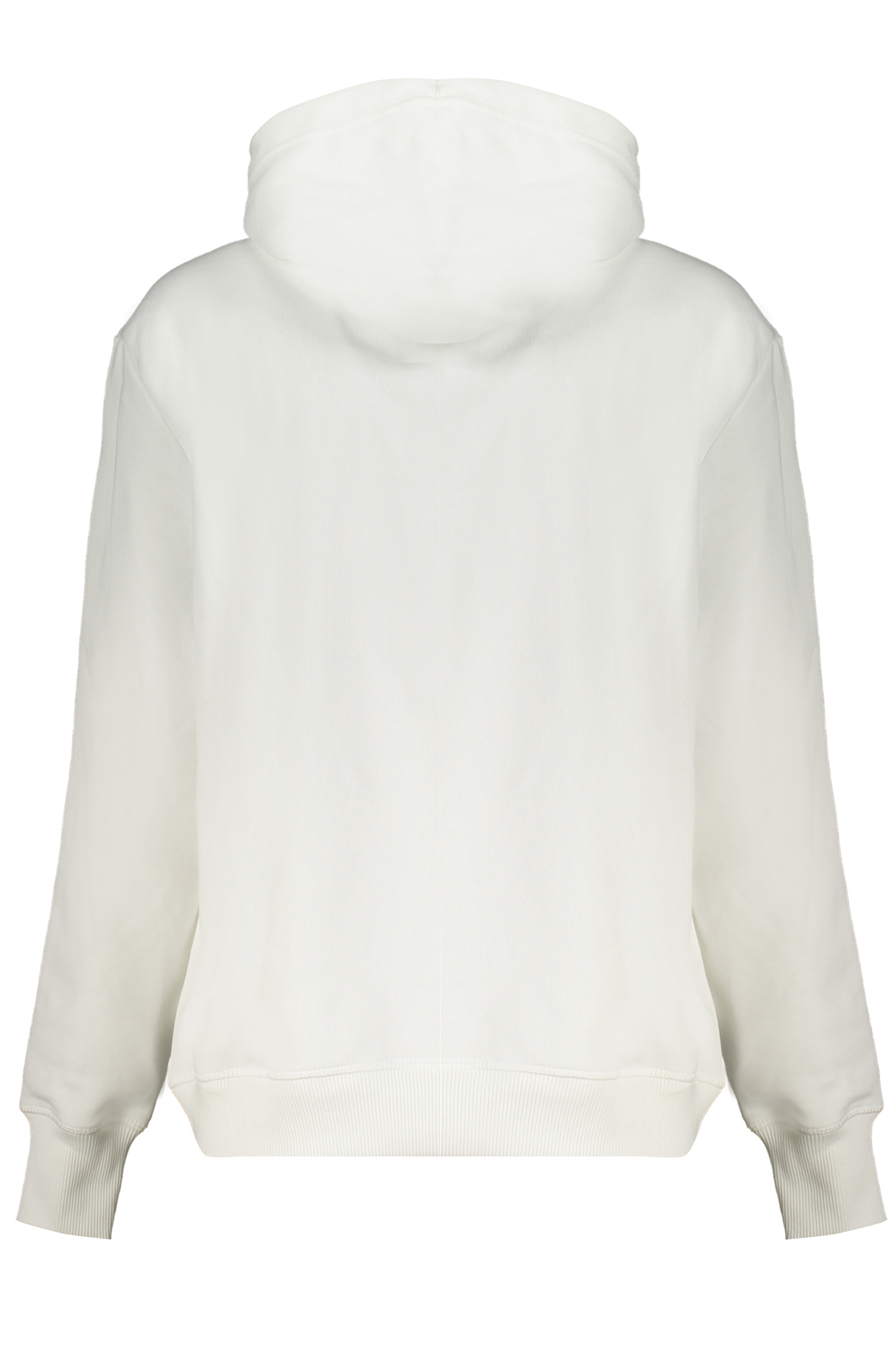 Calvin Klein Women's MONOLOGO REGULAR HOODIE Sweatshirt-White