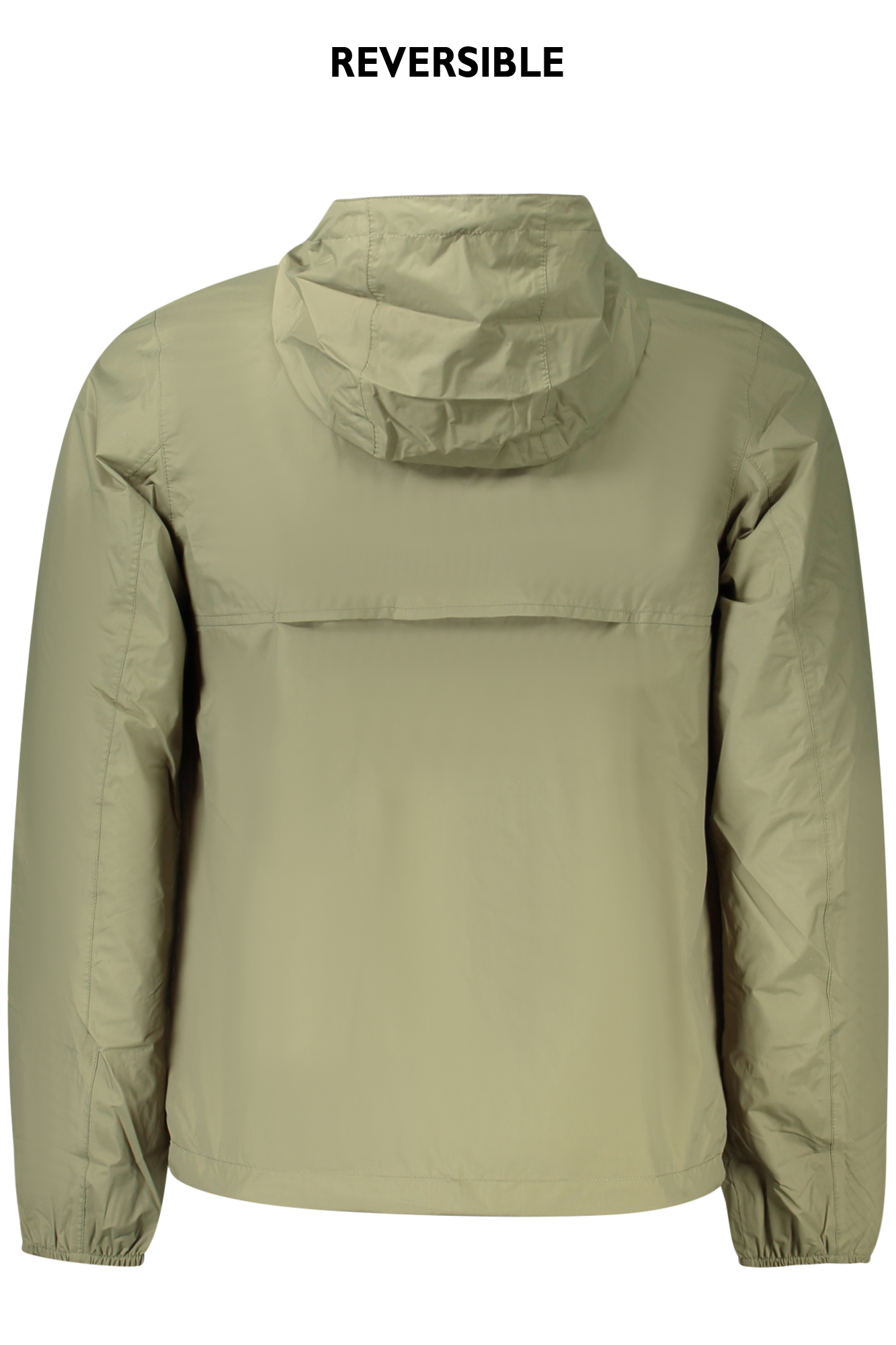Jachetă bărbătească reversibilă K-WAY verde