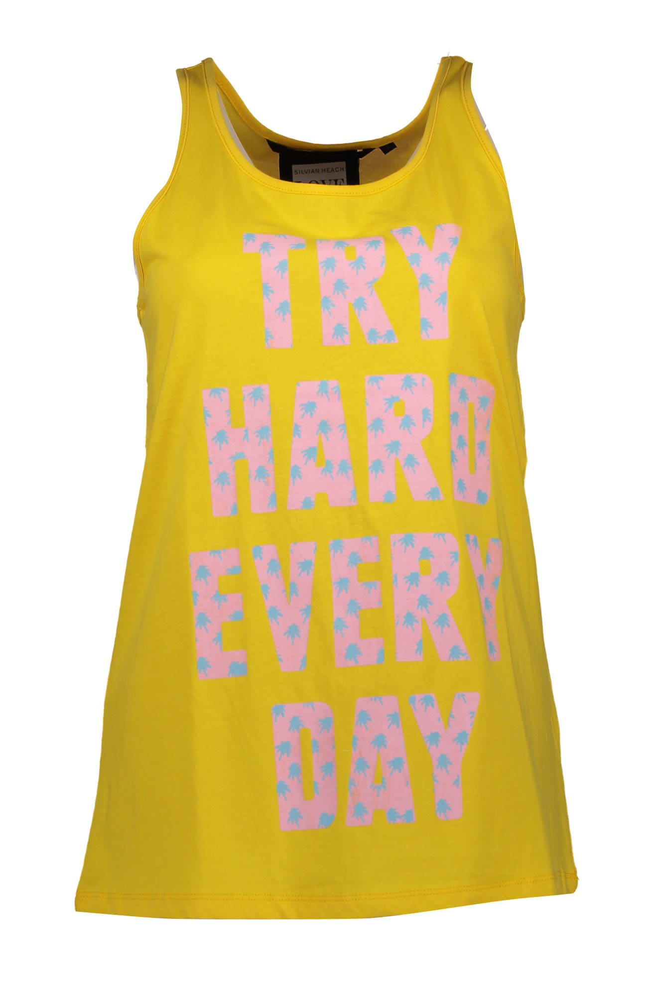 SILVIAN HEACH AMERICAN TANK TOP WOMEN YELLOW