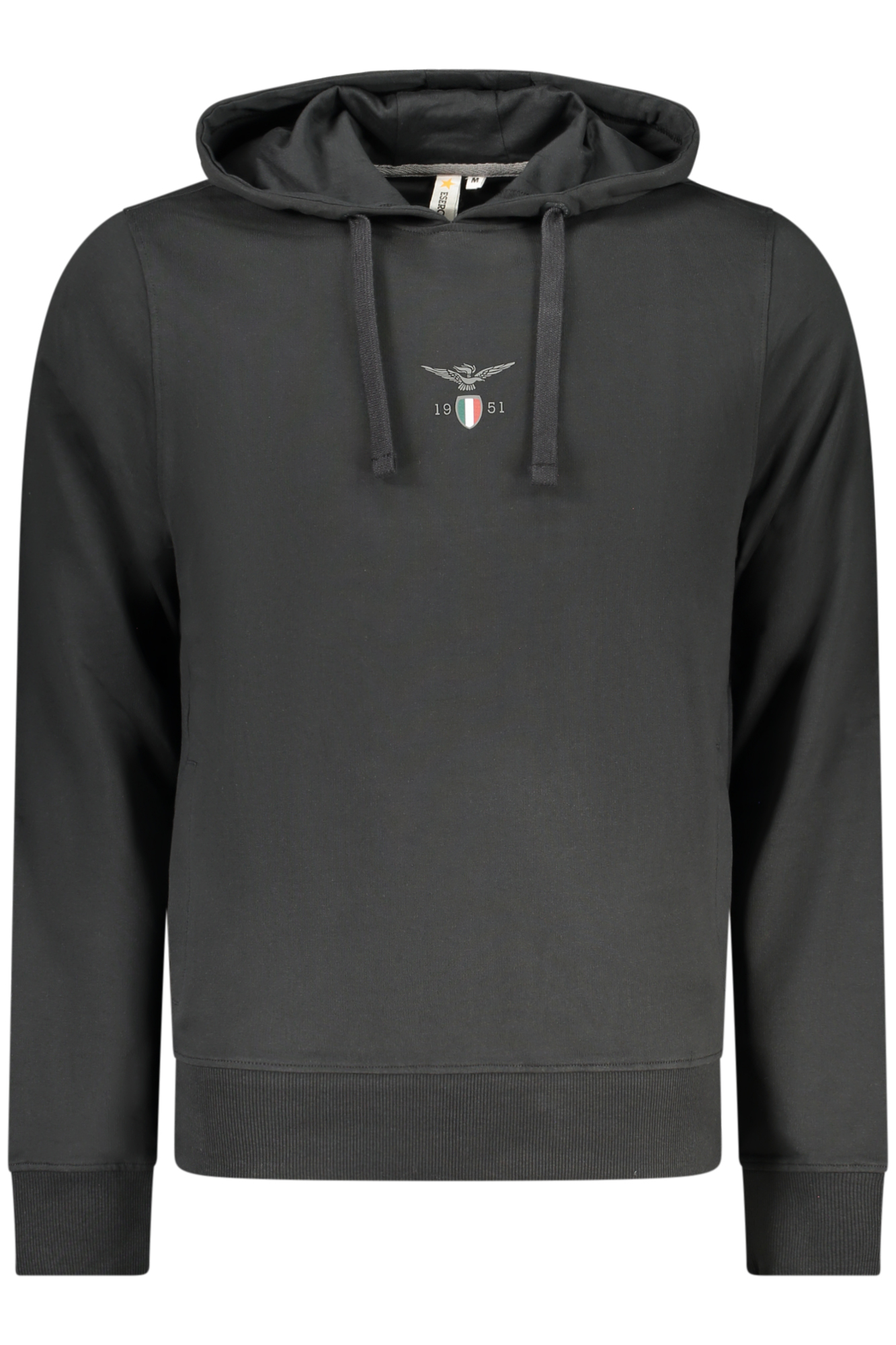 Черен суичър с качулка