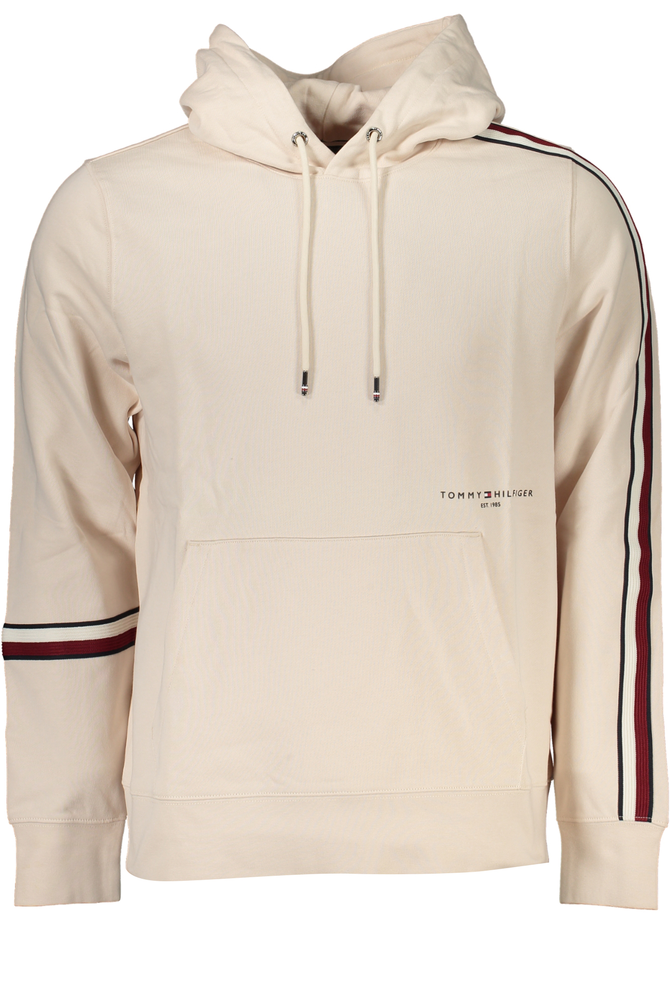 TOMMY HILFIGER MEN'S BEIGE ZIPLESS SWEATSHIRT