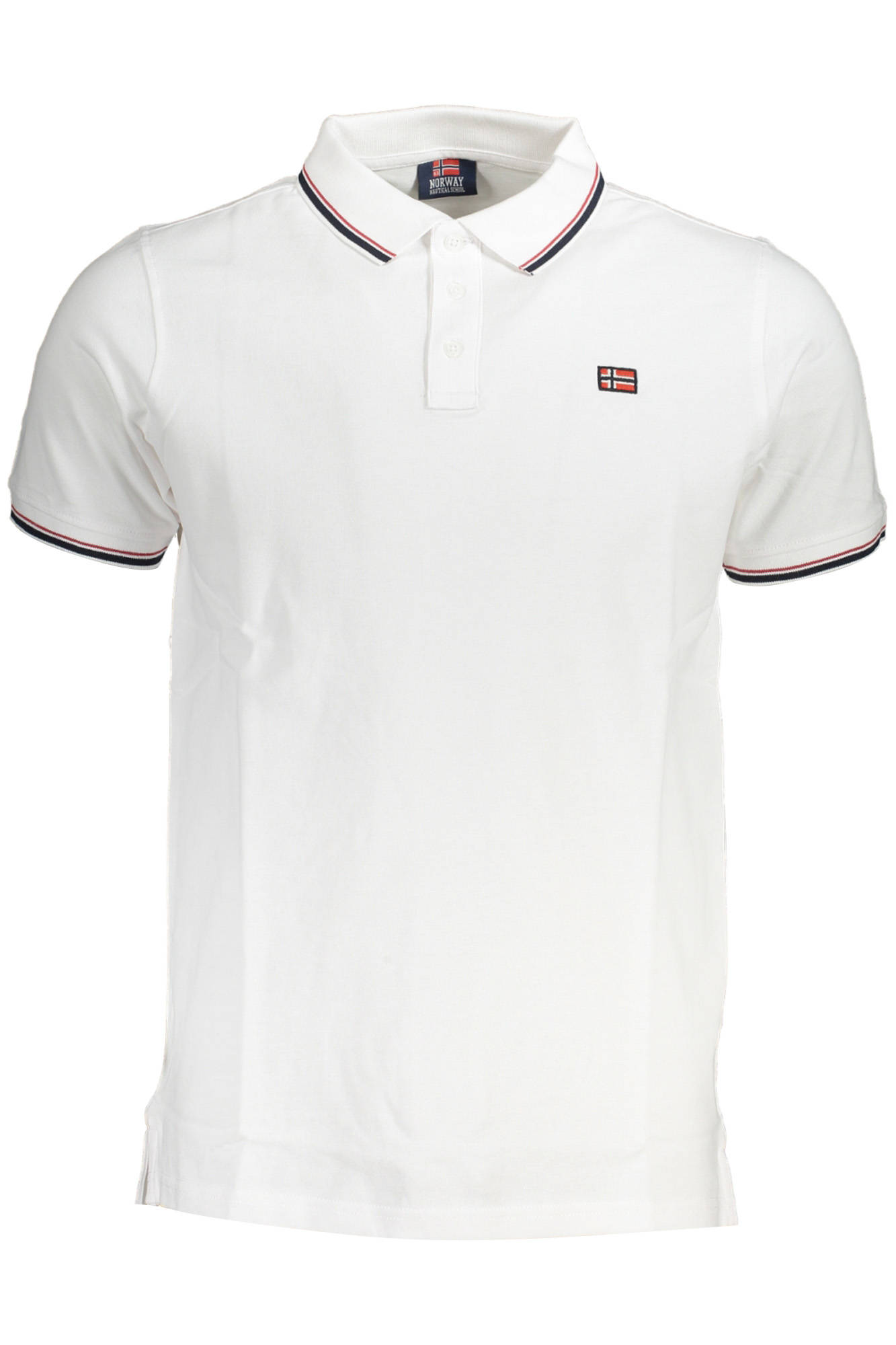 NORWAY 1963 MEN&#39;S SHORT SLEEVE POLO WHITE