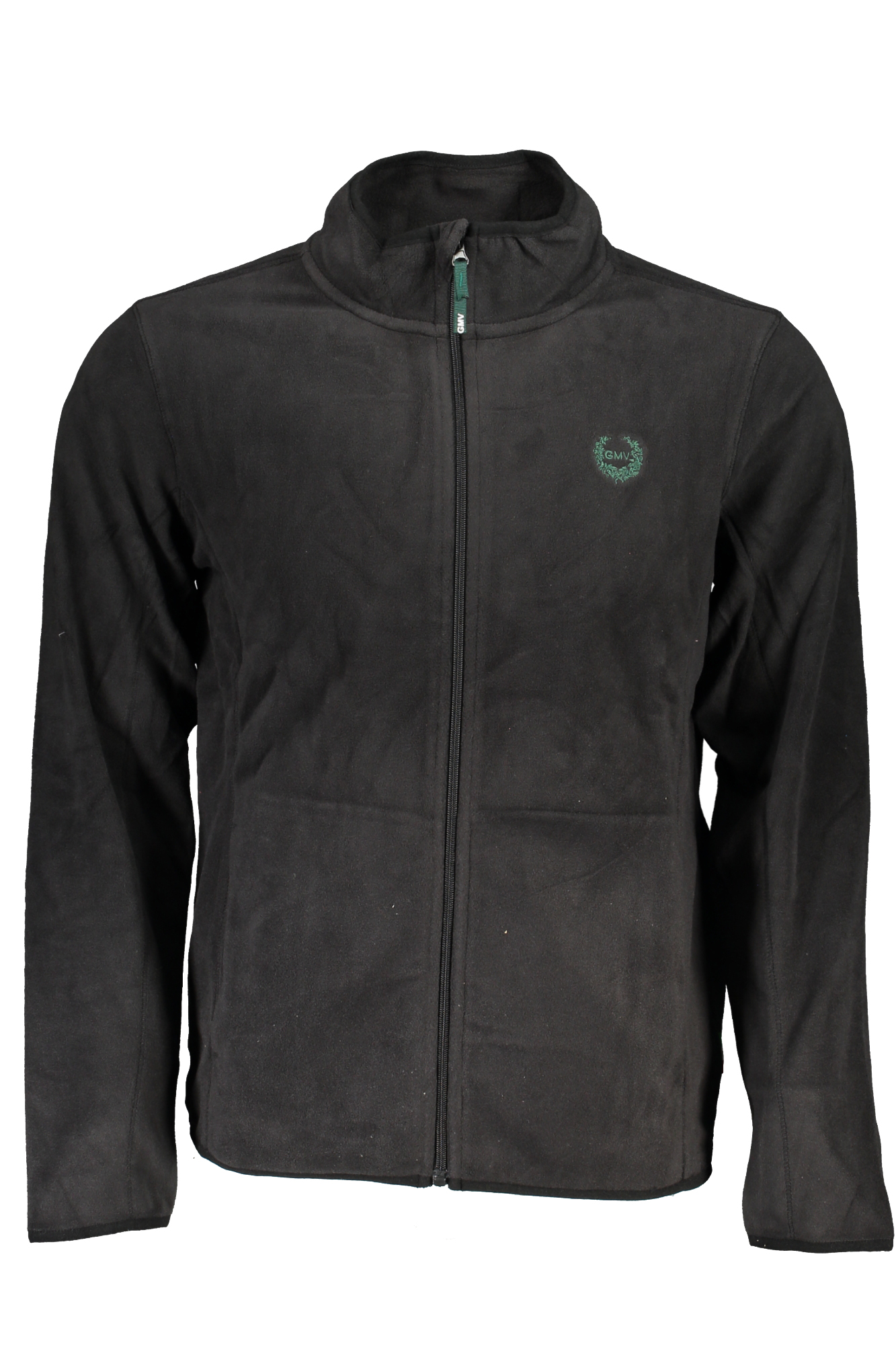 GIAN MARCO VENTURI MENS BLACK ZIP SWEATSHIRT
