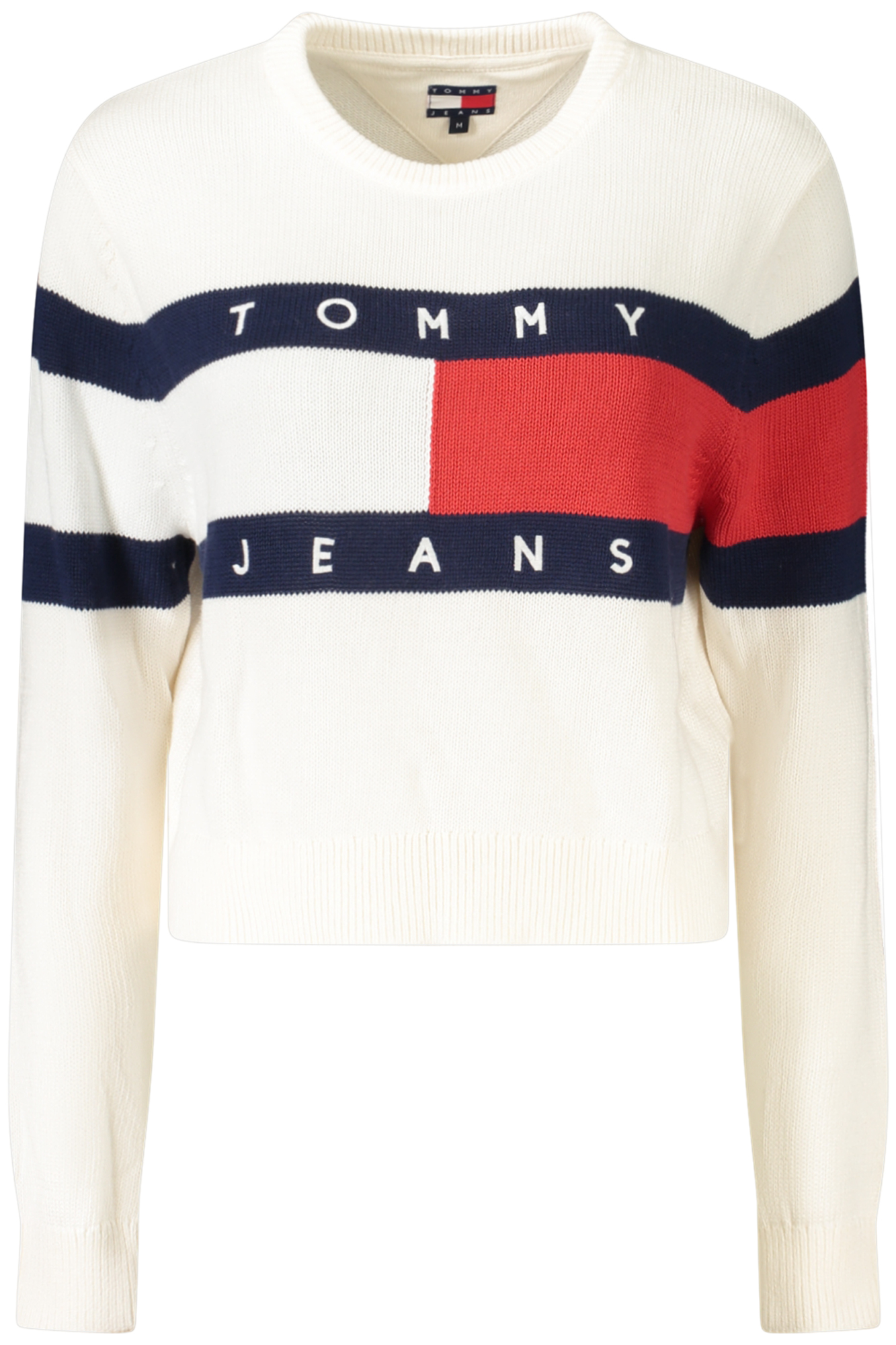 TOMMY HILFIGER WOMEN'S WHITE SWEATER
