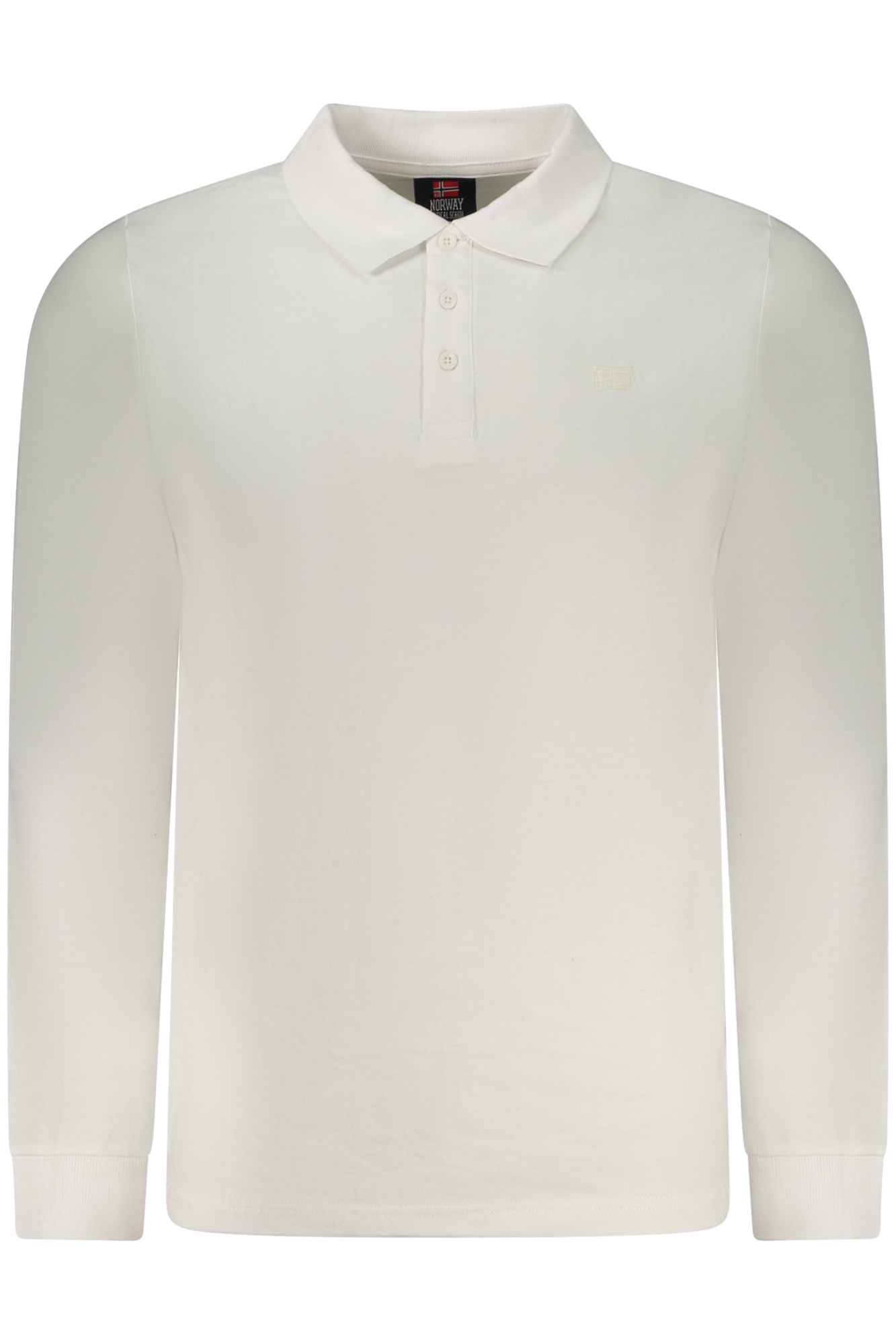 NORWAY 1963 MEN'S LONG-SLEEVED POLO SHIRT WHITE