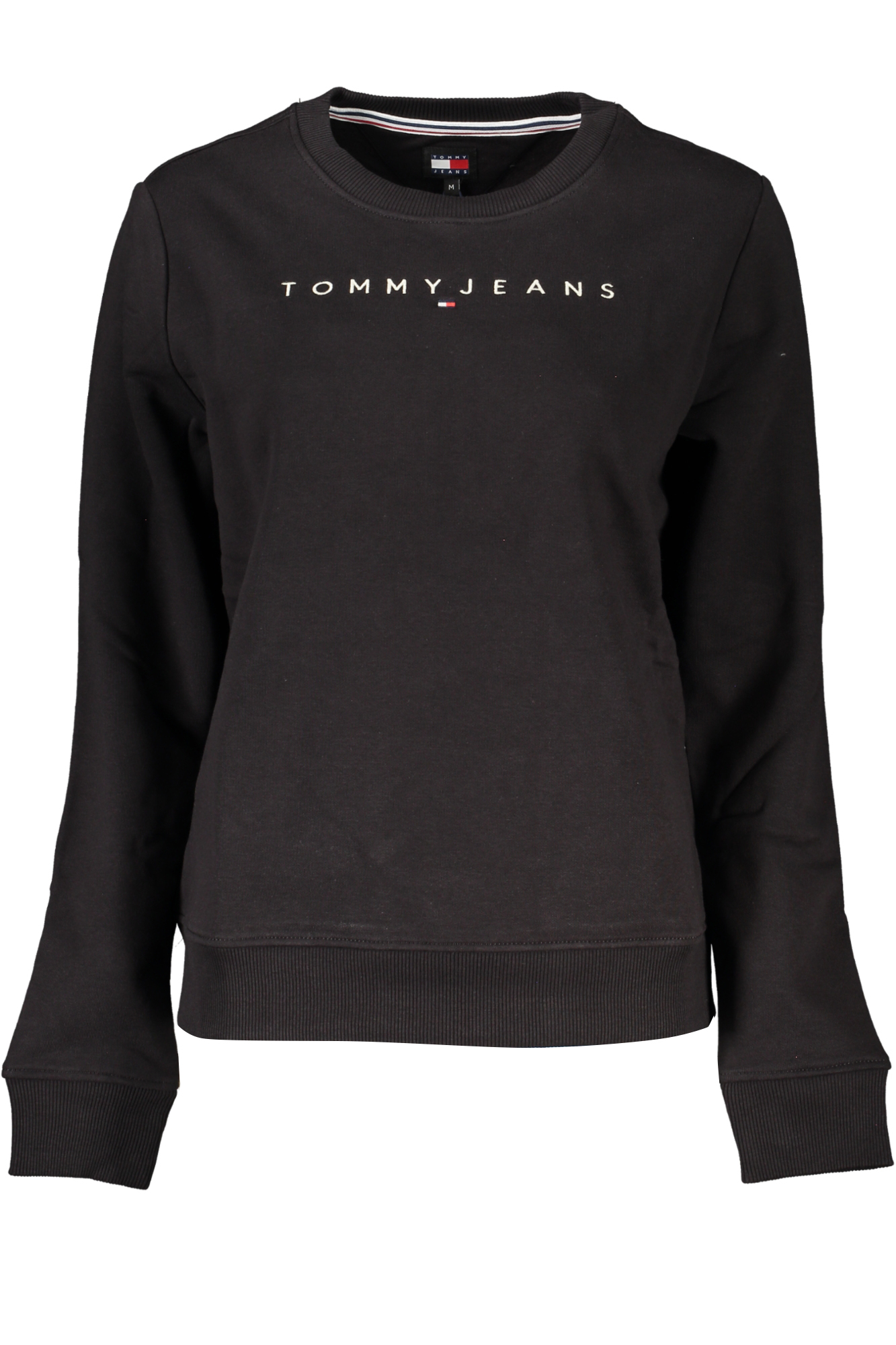 TOMMY HILFIGER WOMEN&#039;S ZIPLESS SWEATSHIRT BLACK