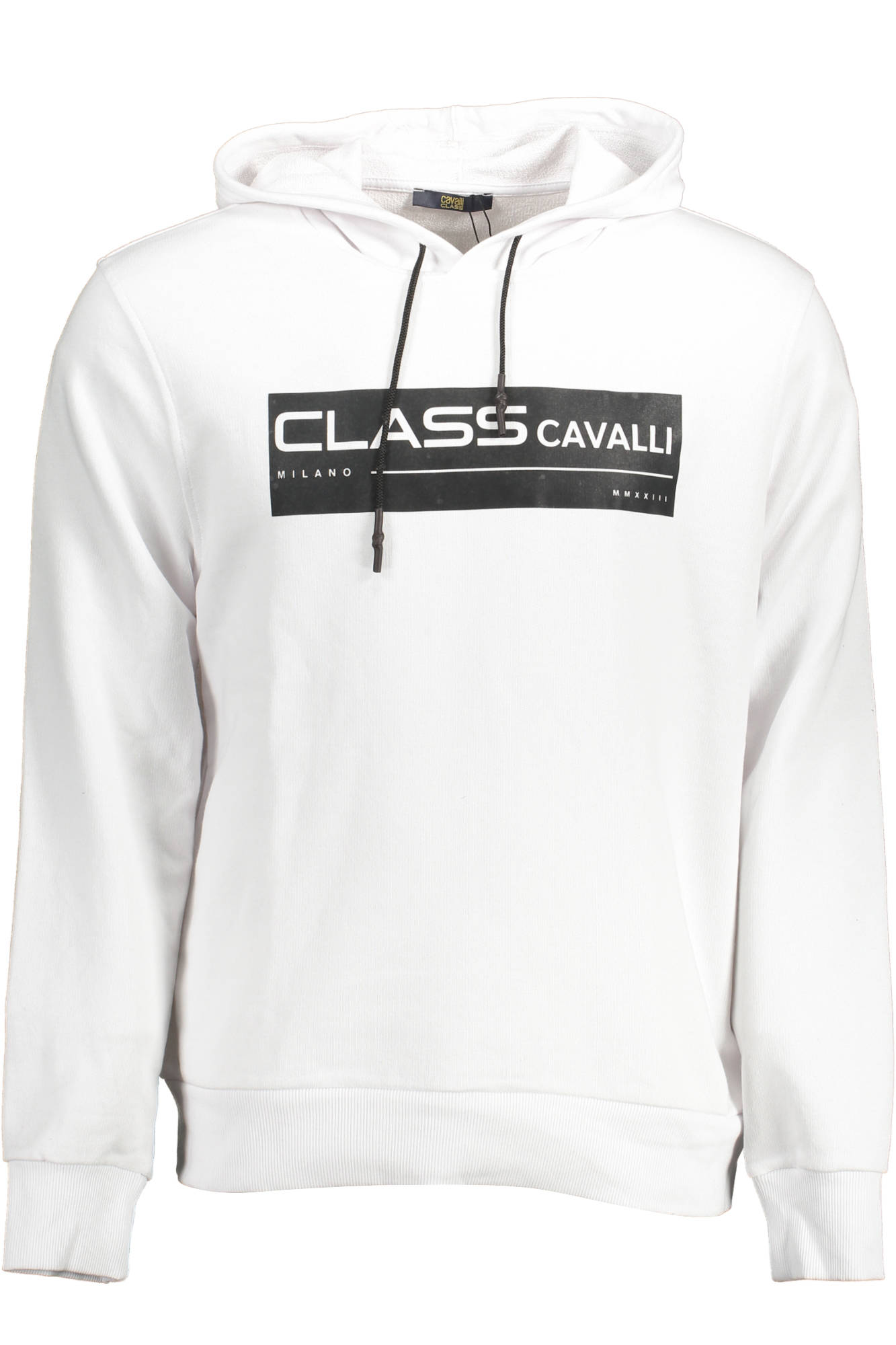 CAVALLI CLASS SWEATSHIRT WITHOUT ZIP MAN WHITE