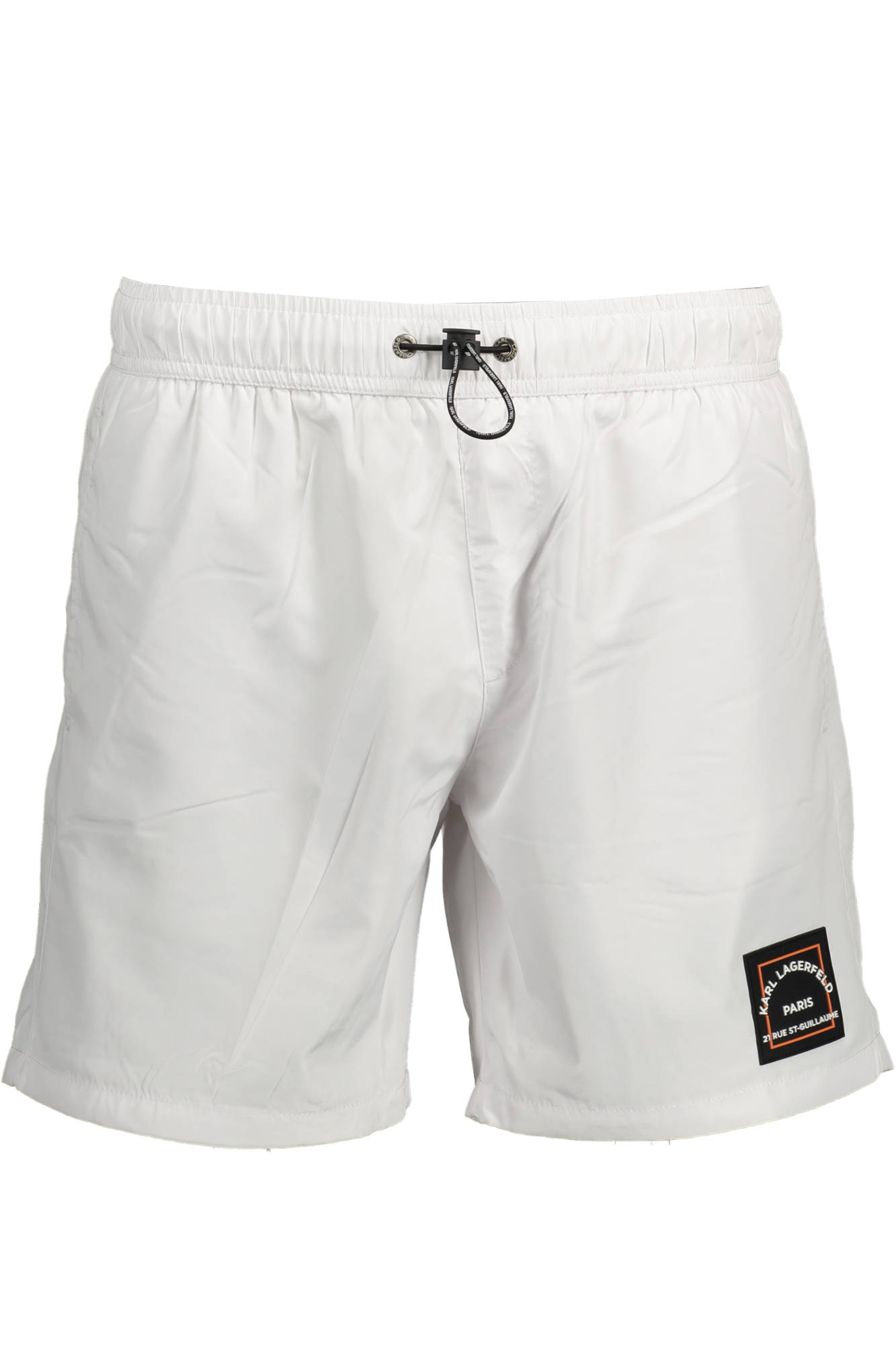 KARL LAGERFELD BEACHWEAR SWIMSUIT BOTTOM MEN WHITE