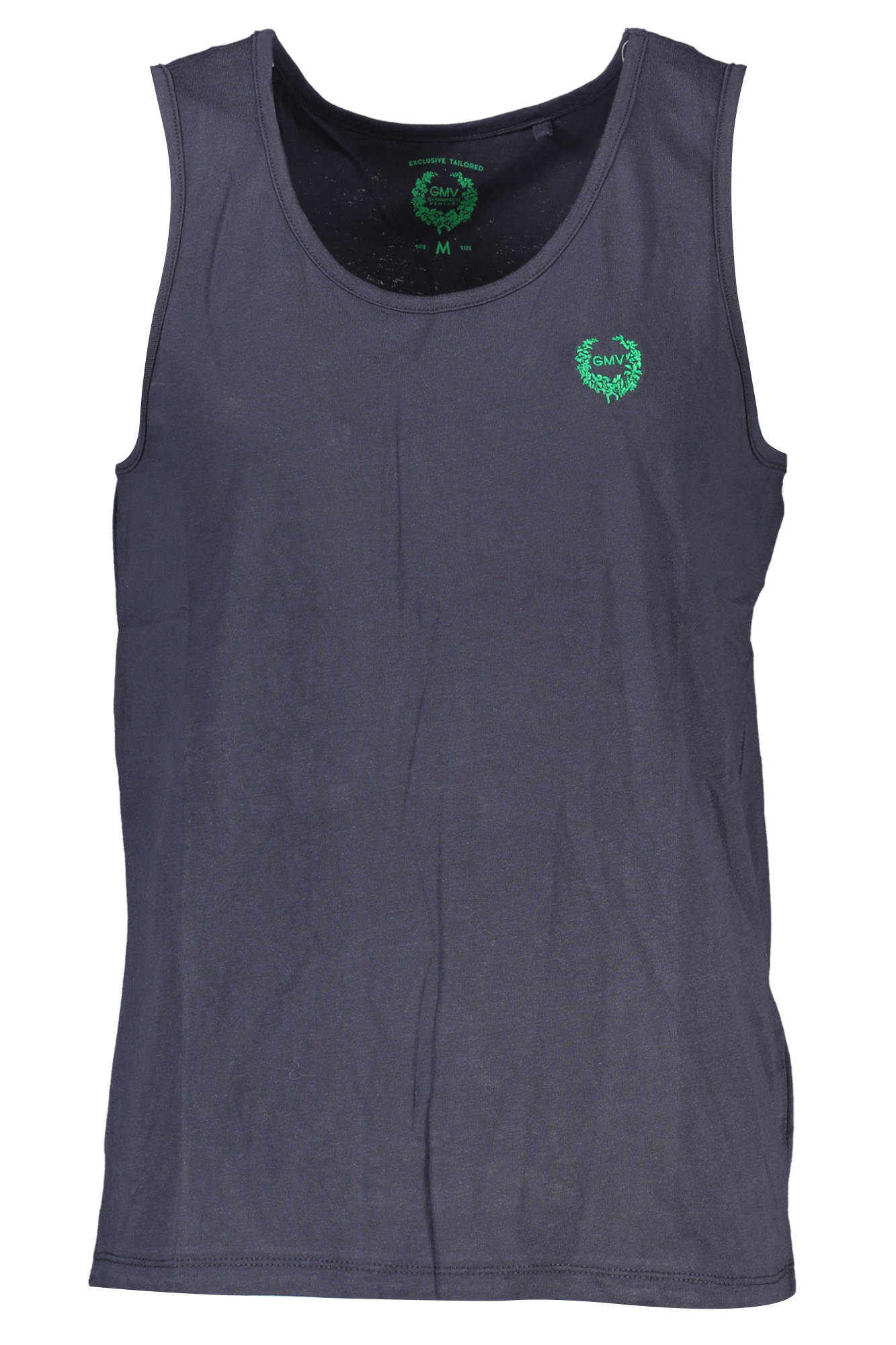 GIAN MARCO VENTURI MENS BLUE TANK TOP