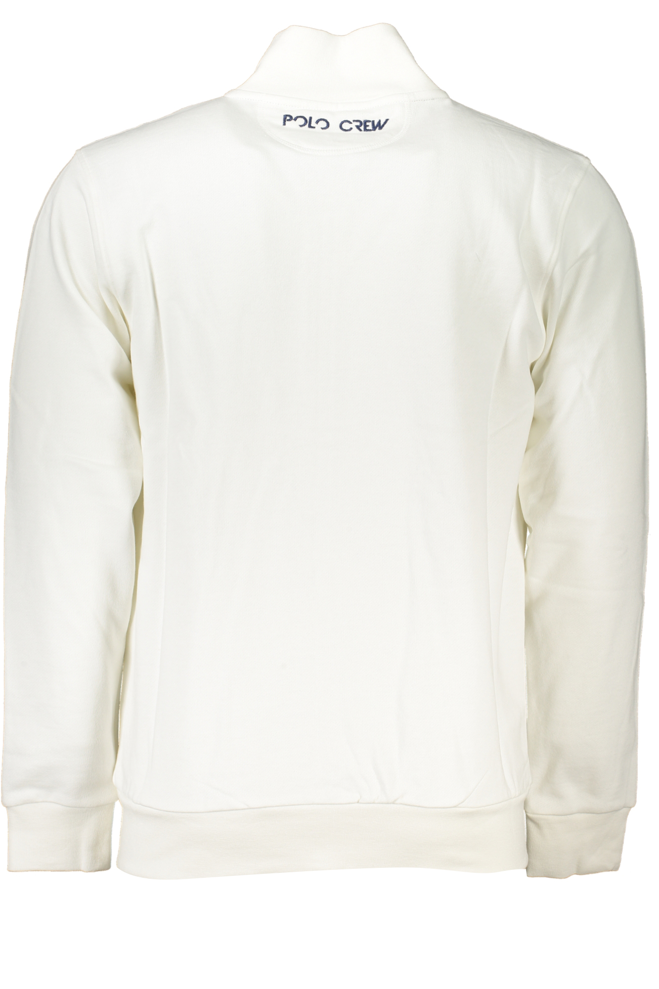 Hanorac alb cu fermoar pentru bărbați La Martina