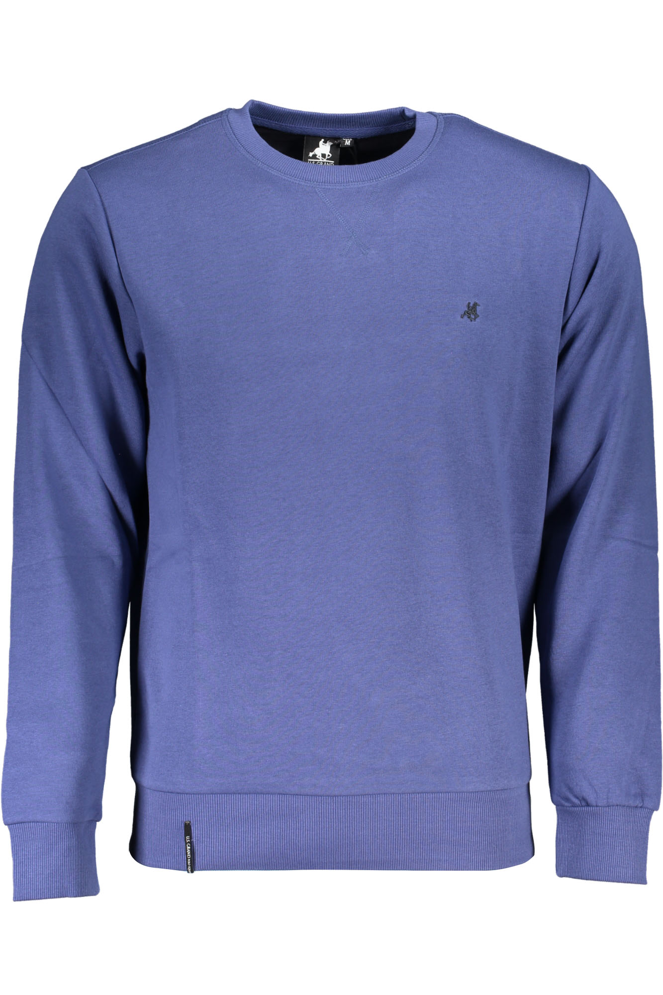 US GRAND POLO MENS BLUE ZIPLESS SWEATSHIRT