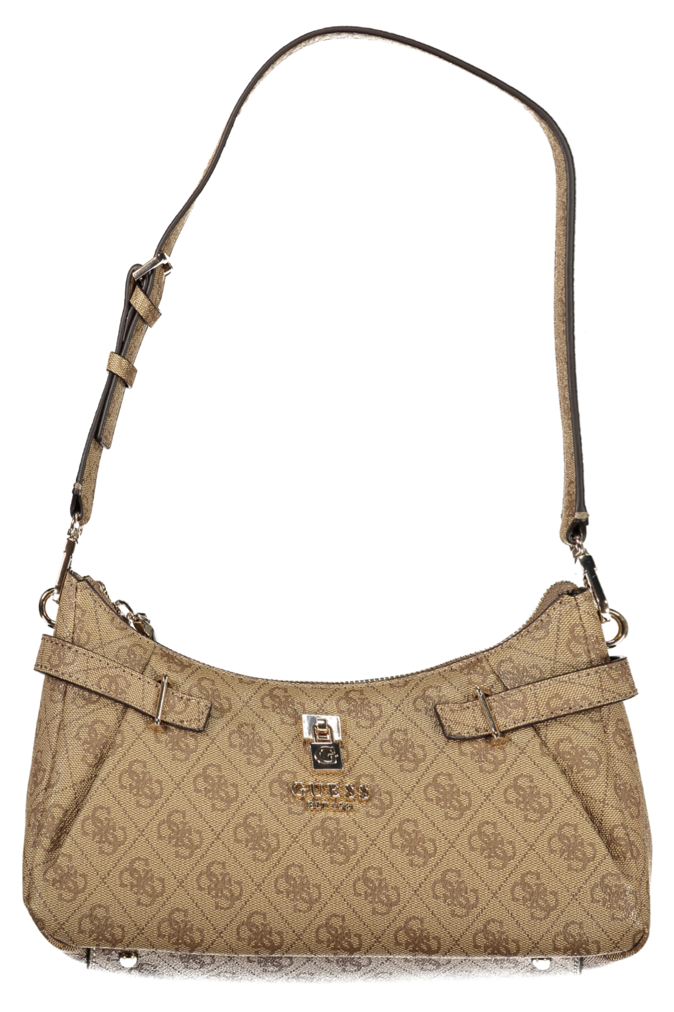 Dámska béžová kabelka GUESS JEANS