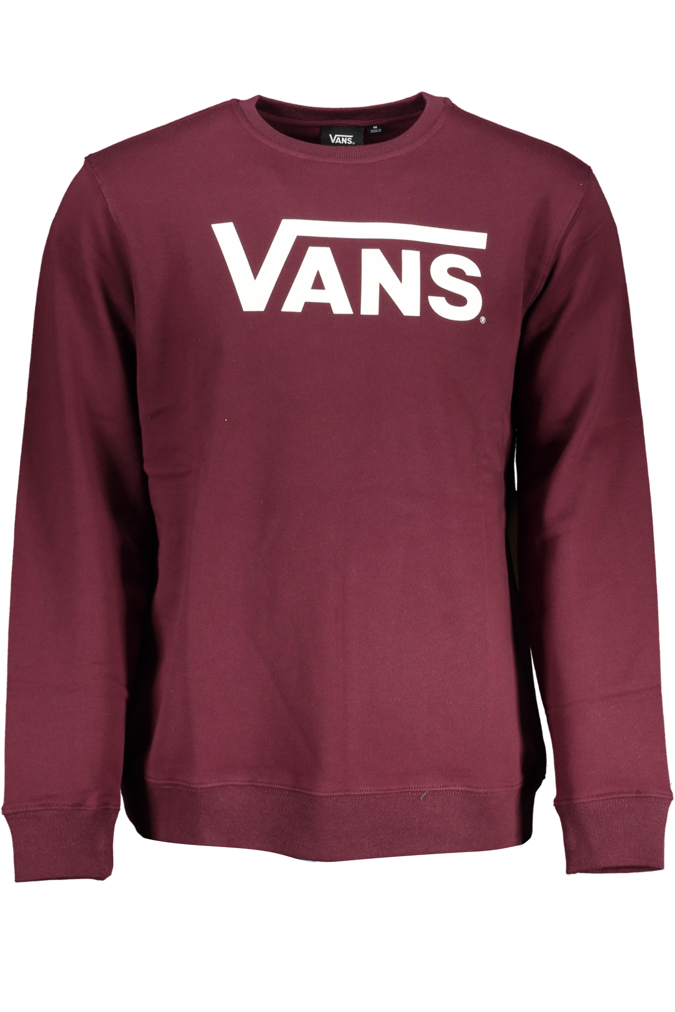 VANS RED MEN&#039;S ZIPLESS SWEATSHIRT