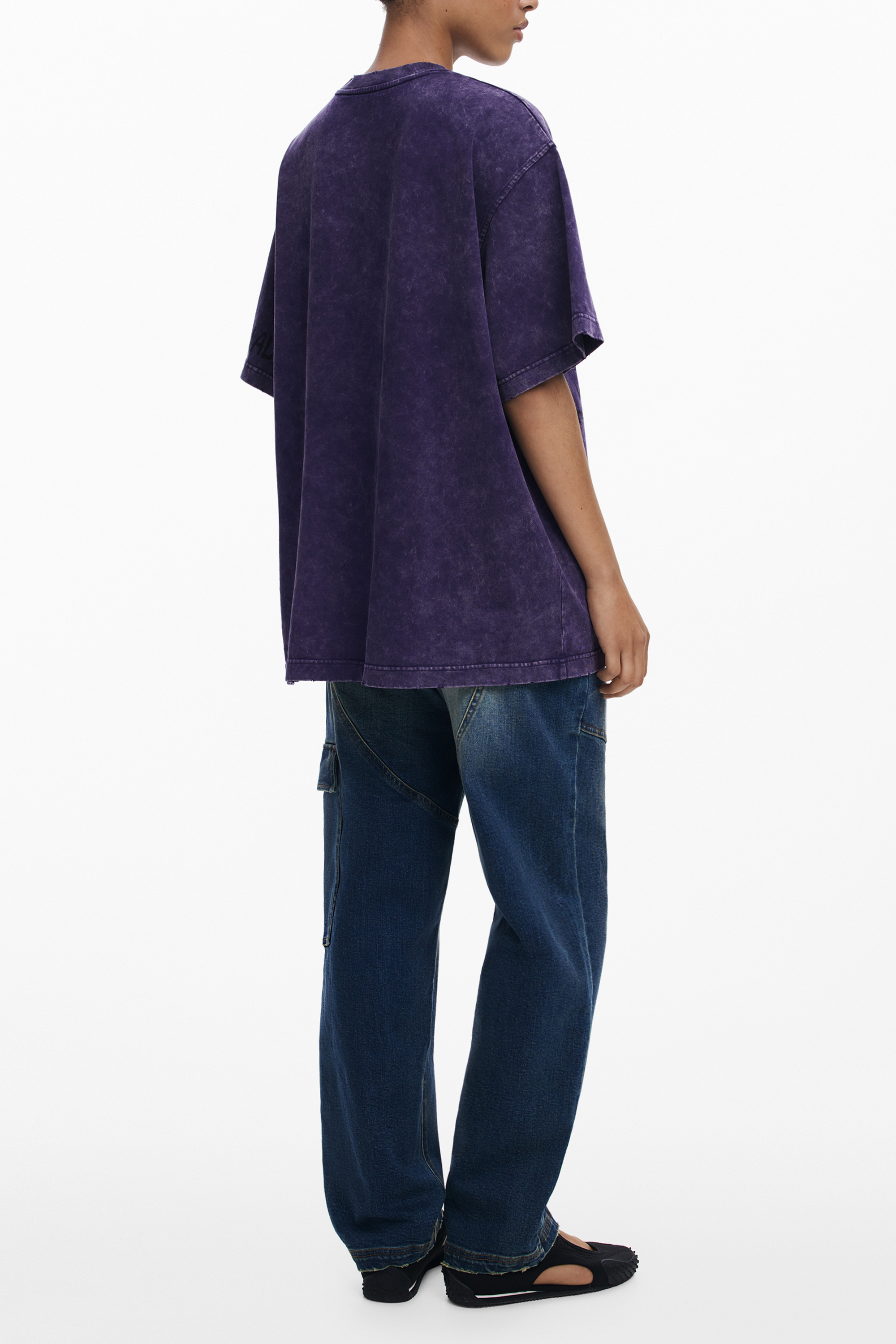 Tricou violet cu motiv Mickey Mouse