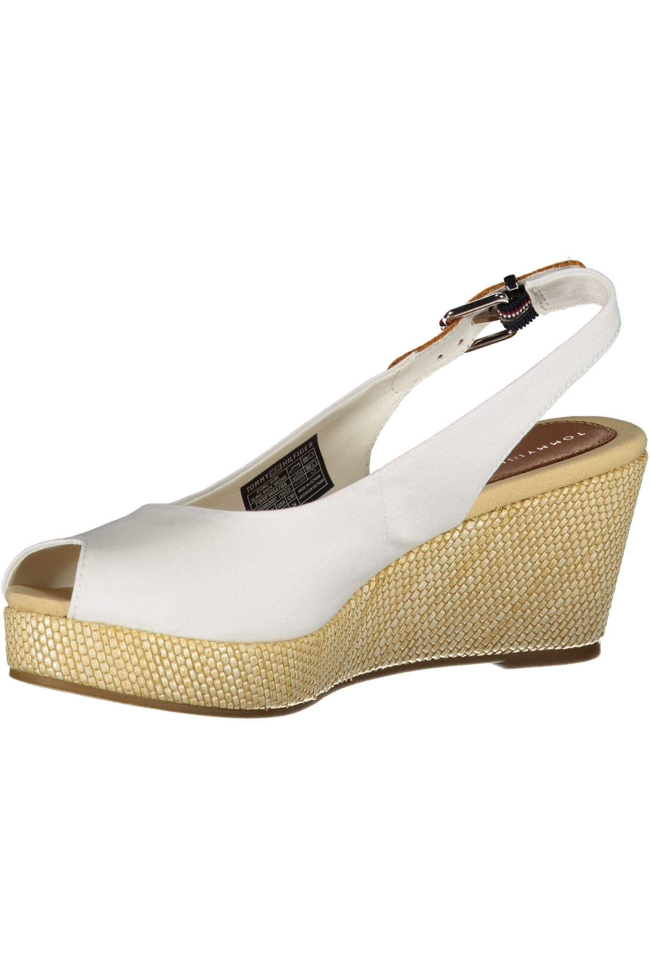 TOMMY HILFIGER WOMEN'S WHITE SANDAL FOOTWEAR