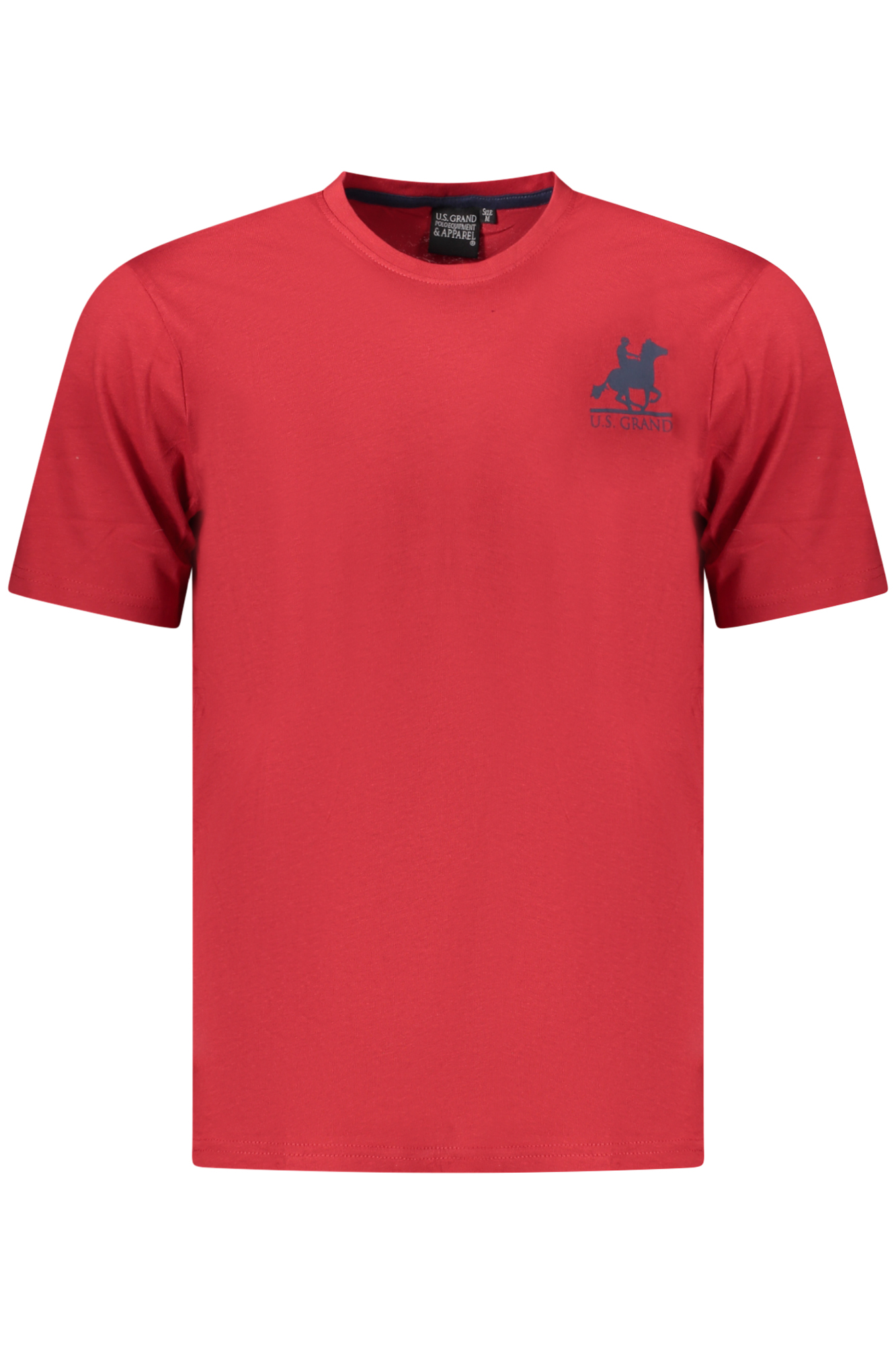 US GRAND POLO MEN'S SHORT SLEEVE T-SHIRT RED