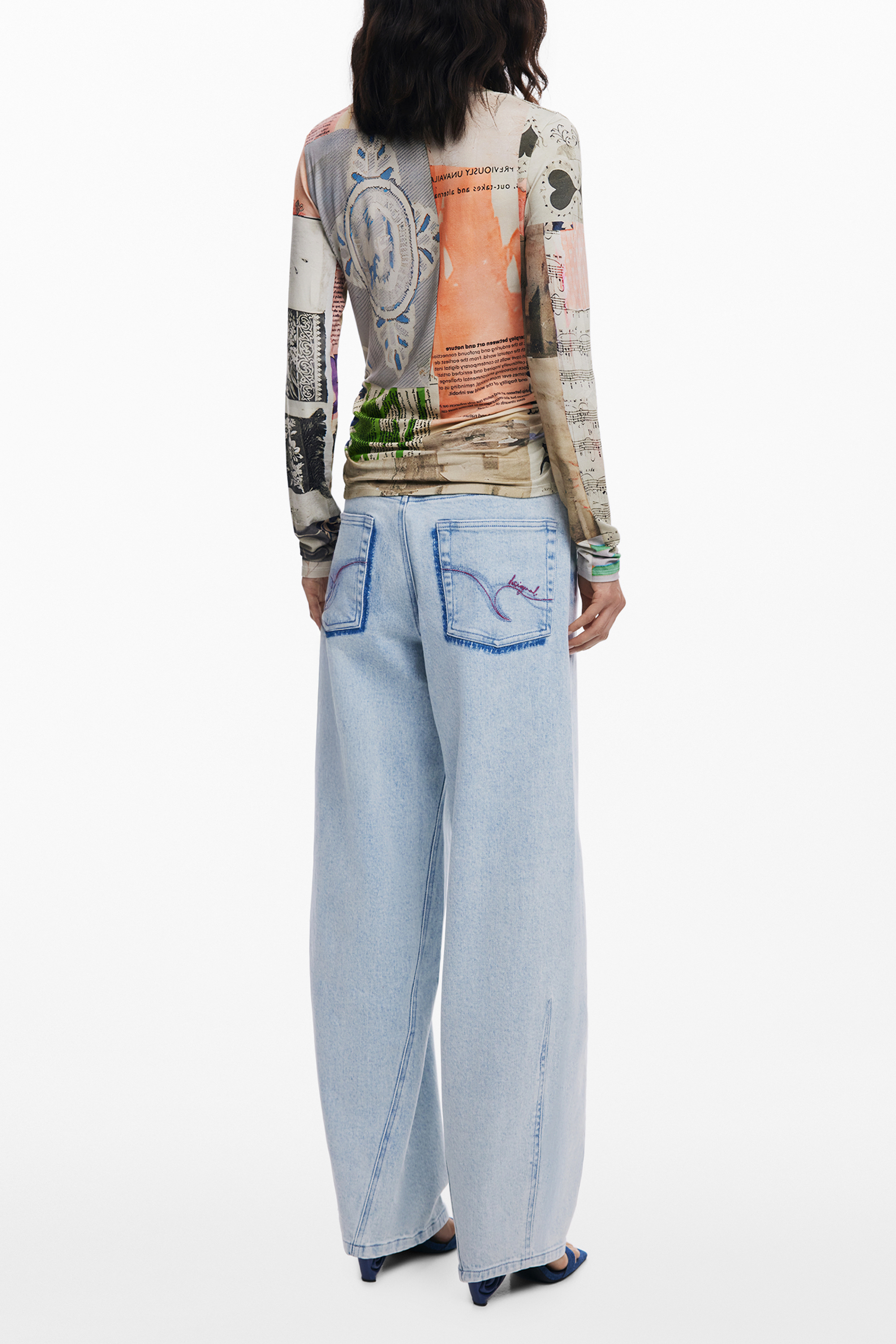 Tricou cu mânecă lungă pentru femei cu model