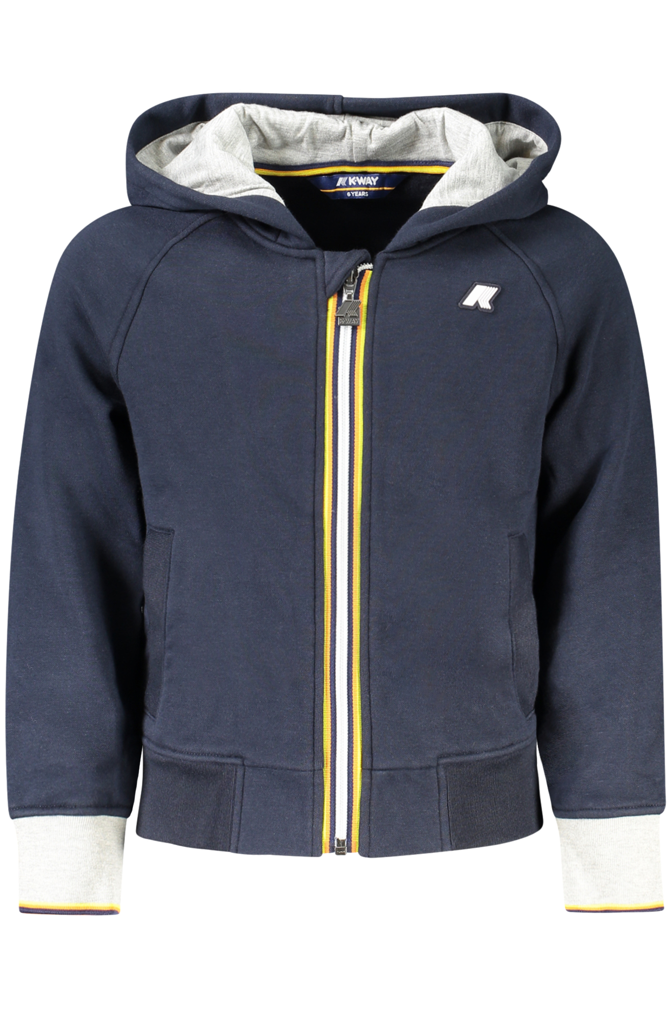 K-WAY MENS ZIP-UP SWEATSHIRT BLUE