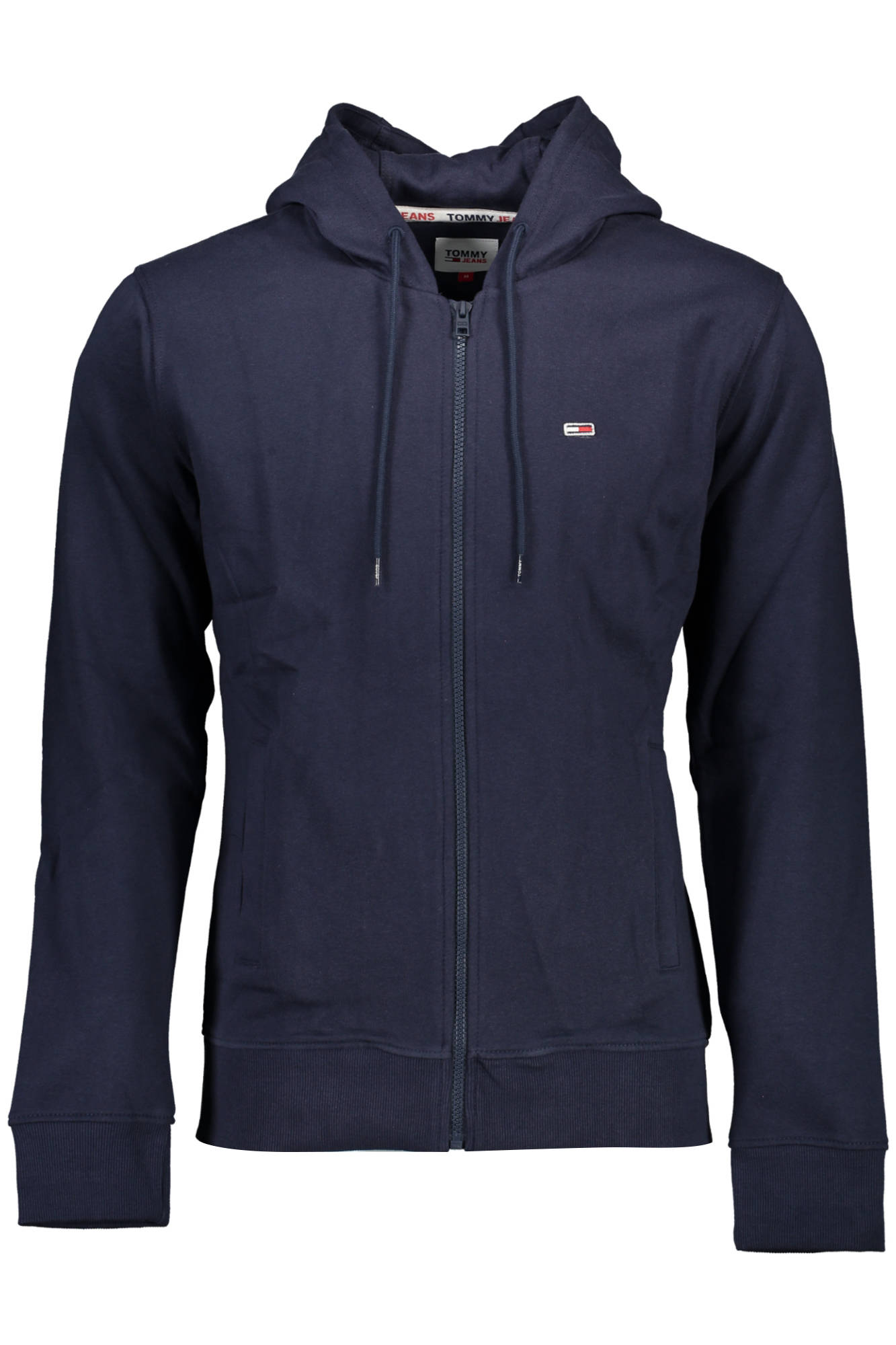 TOMMY HILFIGER MEN&#039;S BLUE ZIPPED SWEATSHIRT