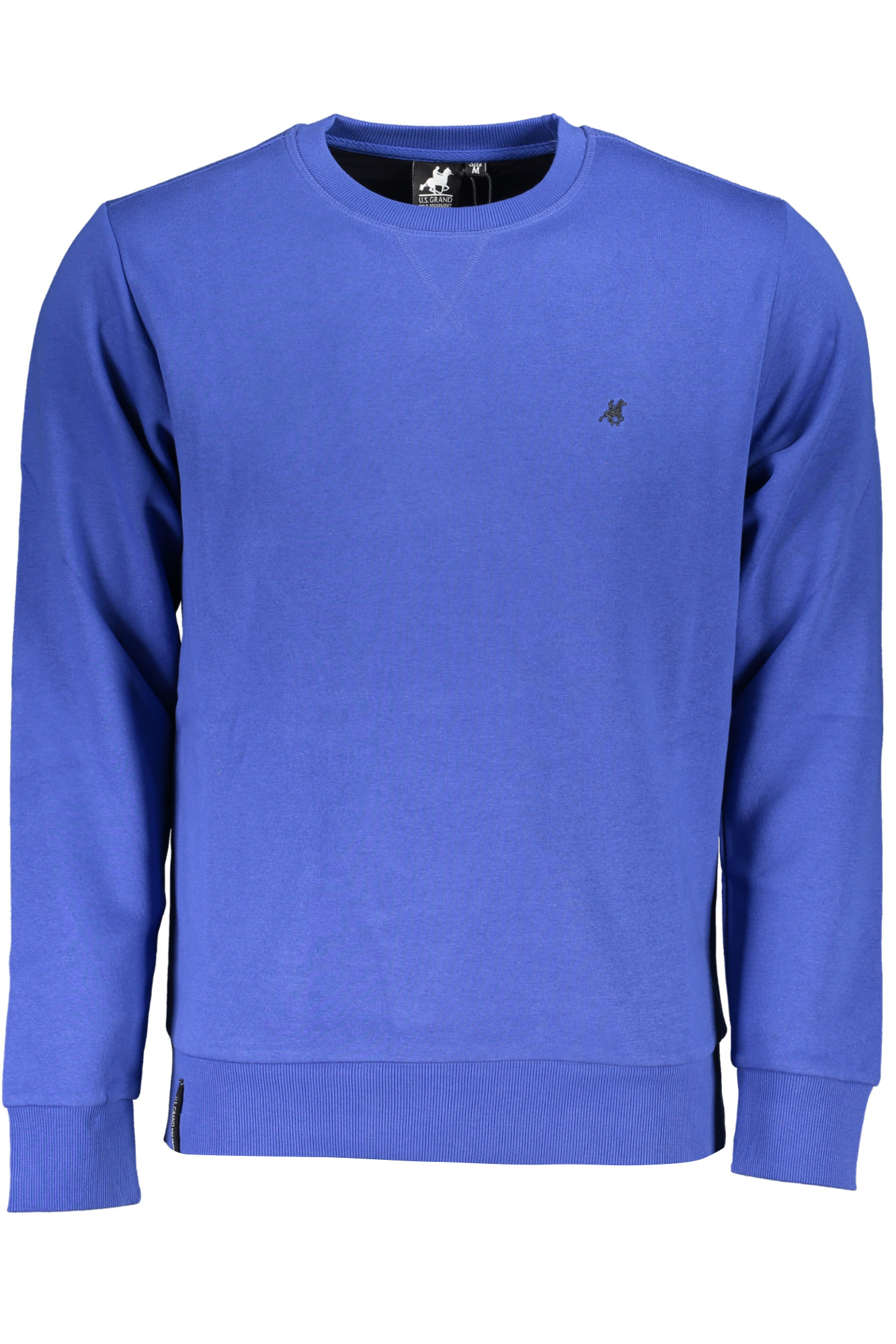 US GRAND POLO MEN'S BLUE ZIPLESS SWEATSHIRT