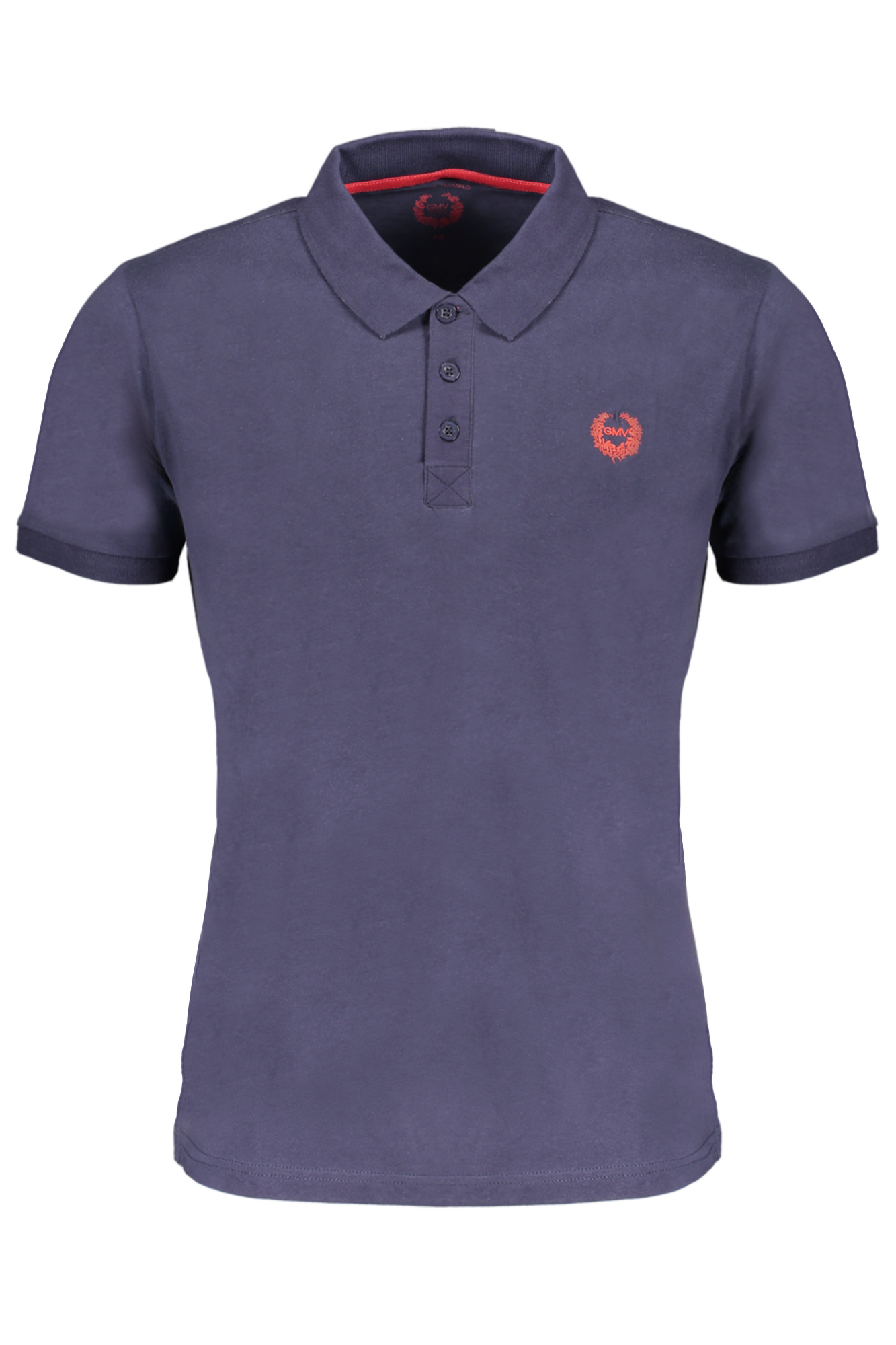 GIAN MARCO VENTURI MEN'S SHORT SLEEVED POLO SHIRT BLUE