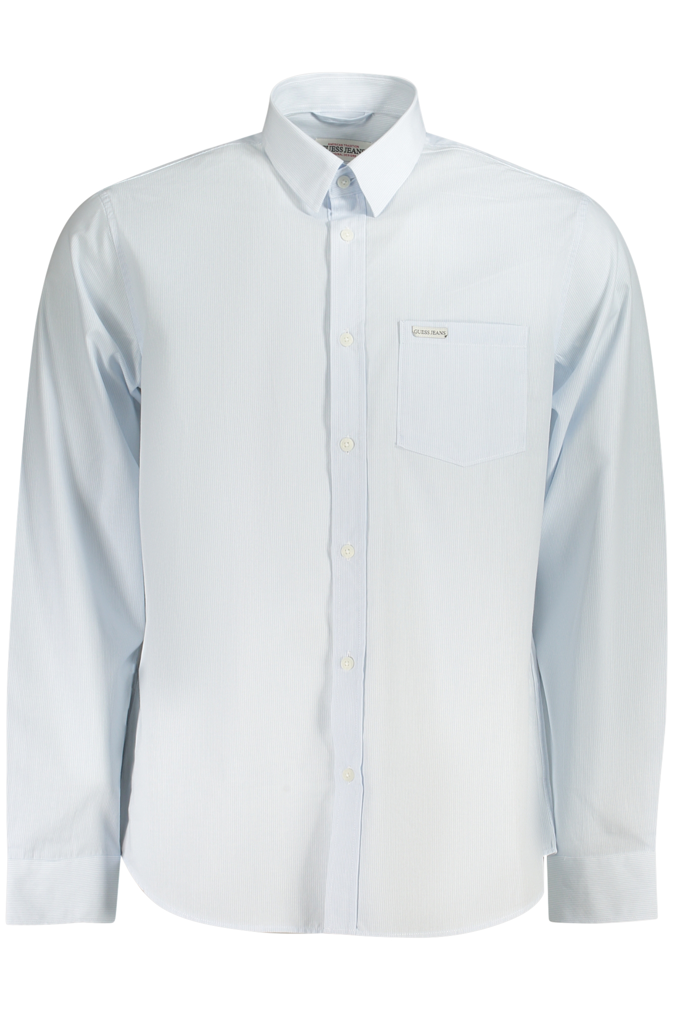 GUESS JEANS LONG SLEEVE SHIRT MEN BLUE