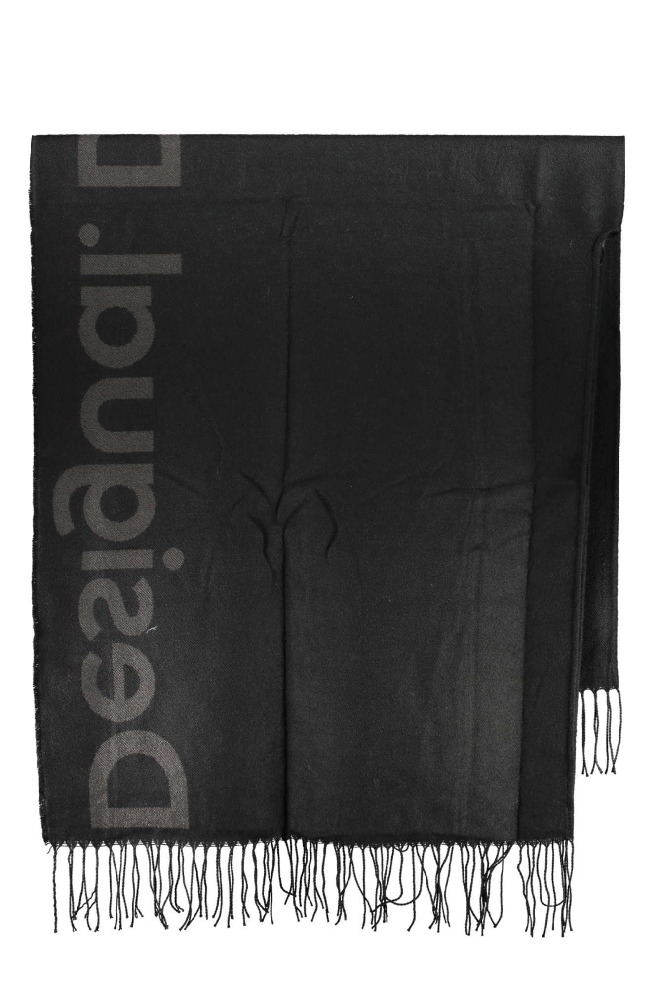 DESIGUAL BLACK WOMEN&#039;S PONCHO