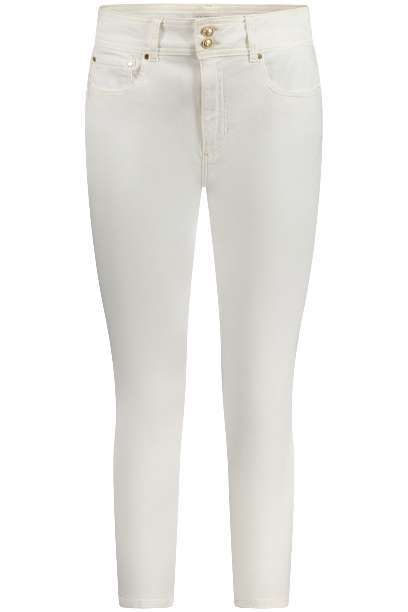 GUESS JEANS WOMENS WHITE DENIM JEANS