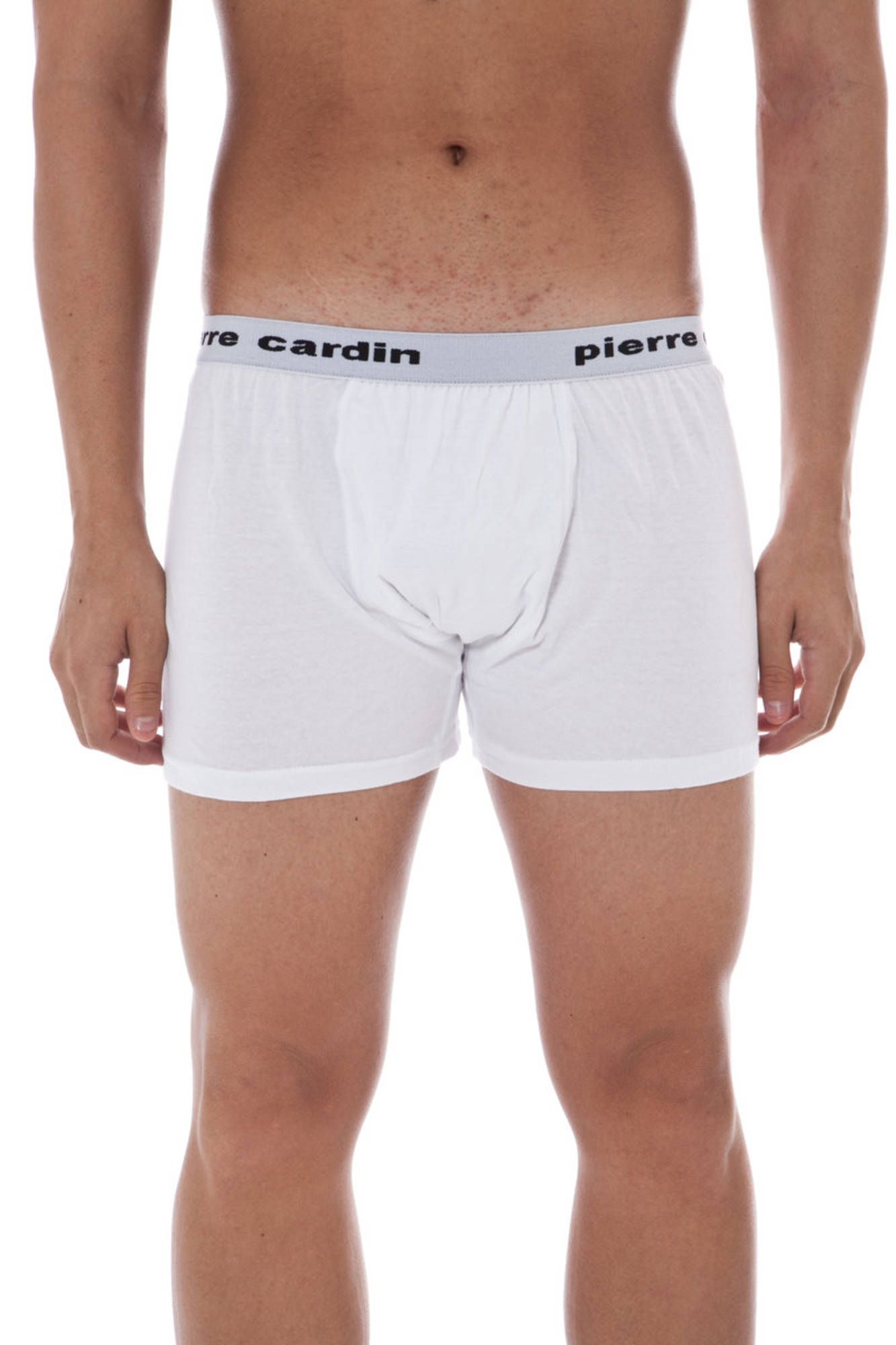Pantaloni scurți boxer pentru bărbați Pierre Cardin, albi