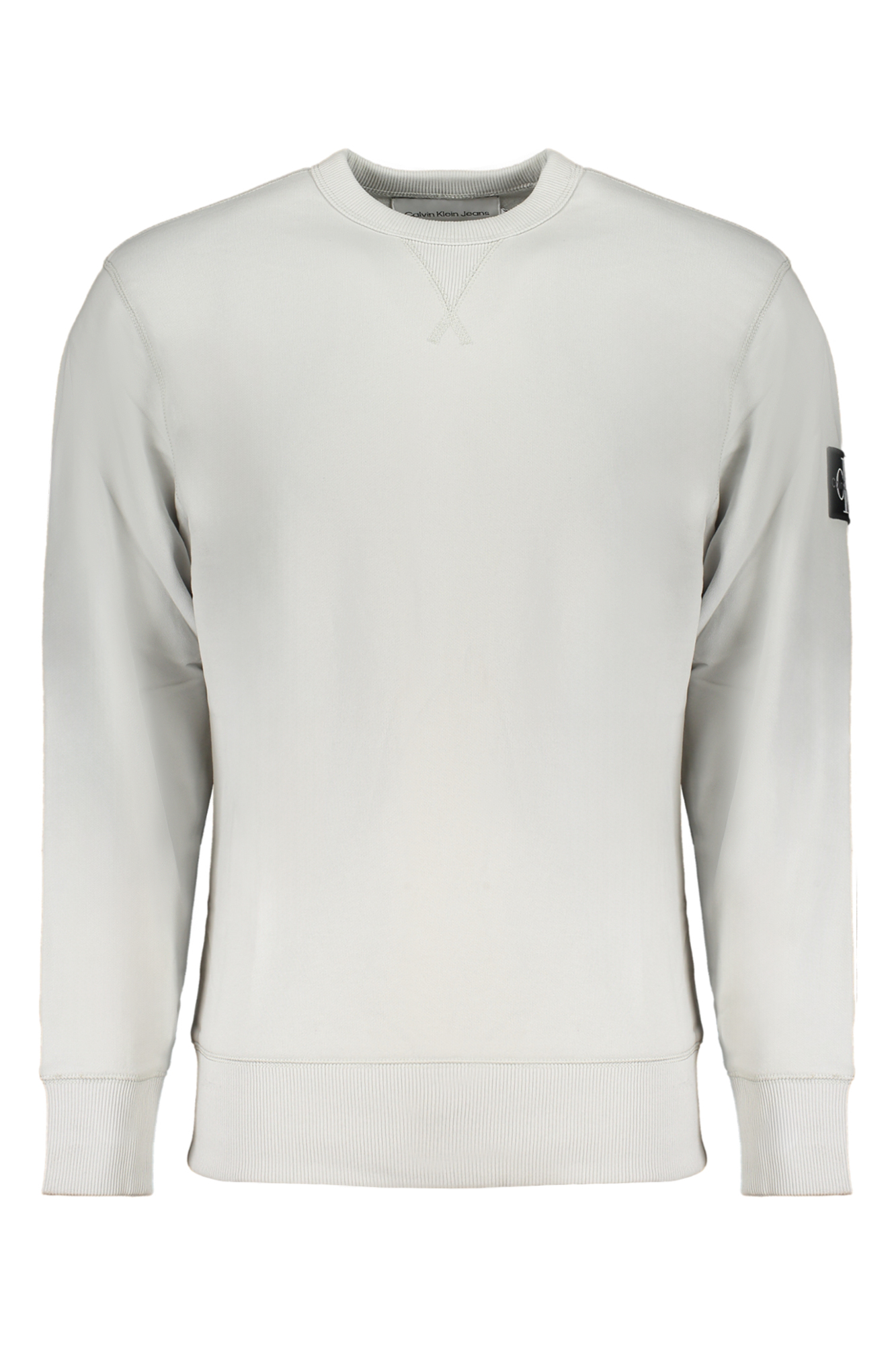 CALVIN KLEIN MEN'S GRAY ZIPLESS SWEATSHIRT