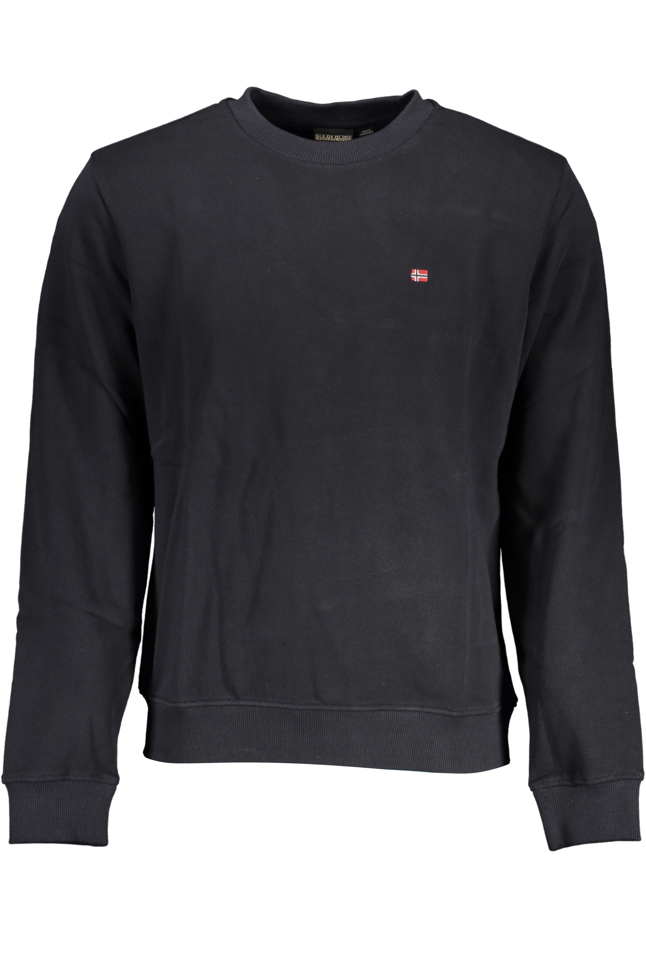 NAPAPIJRI MEN&#039;S BLACK ZIPLESS SWEATSHIRT