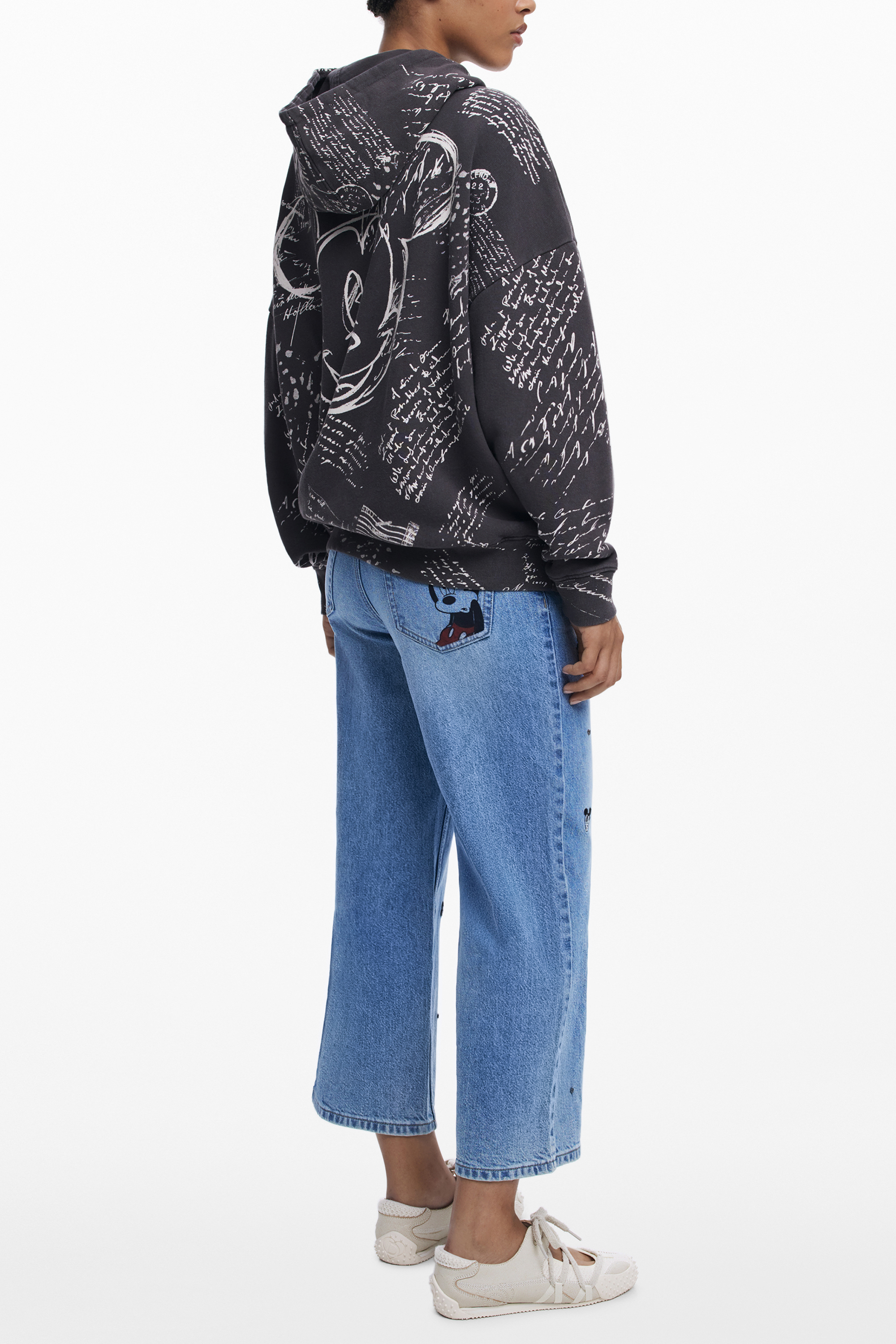 Hanorac de damă cu motiv Mickey Mouse