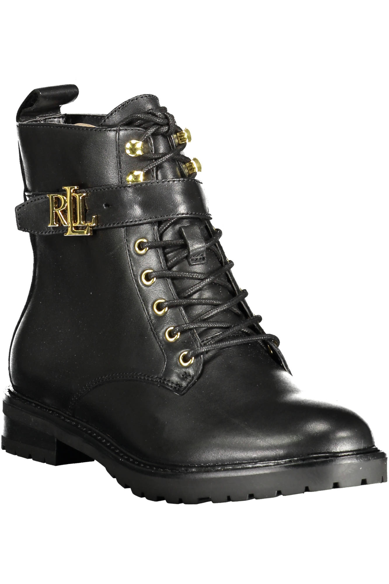 RALPH LAUREN WOMEN'S BLACK FOOTWEAR BOOT