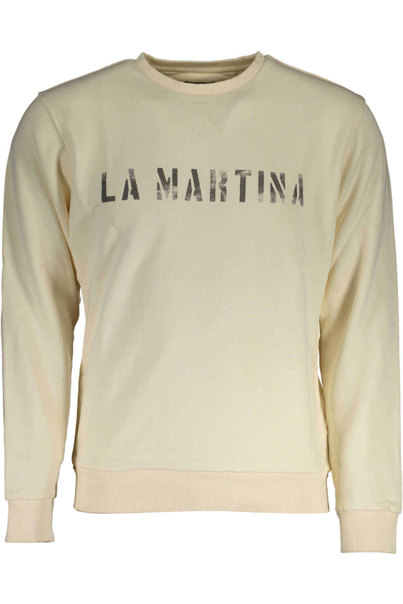 LA MARTINA WHITE MEN&#039;S SWEATSHIRT WITHOUT ZIP