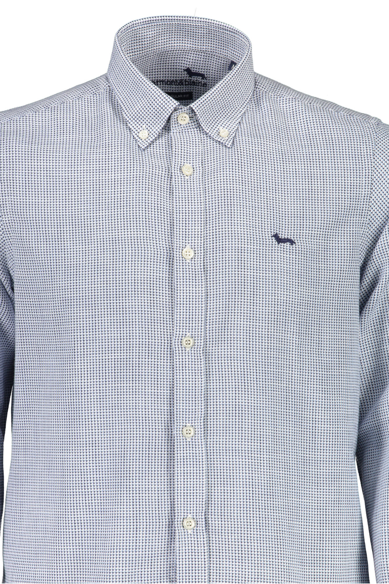 HARMONT & BLAINE MEN'S LONG SLEEVE SHIRT BLUE