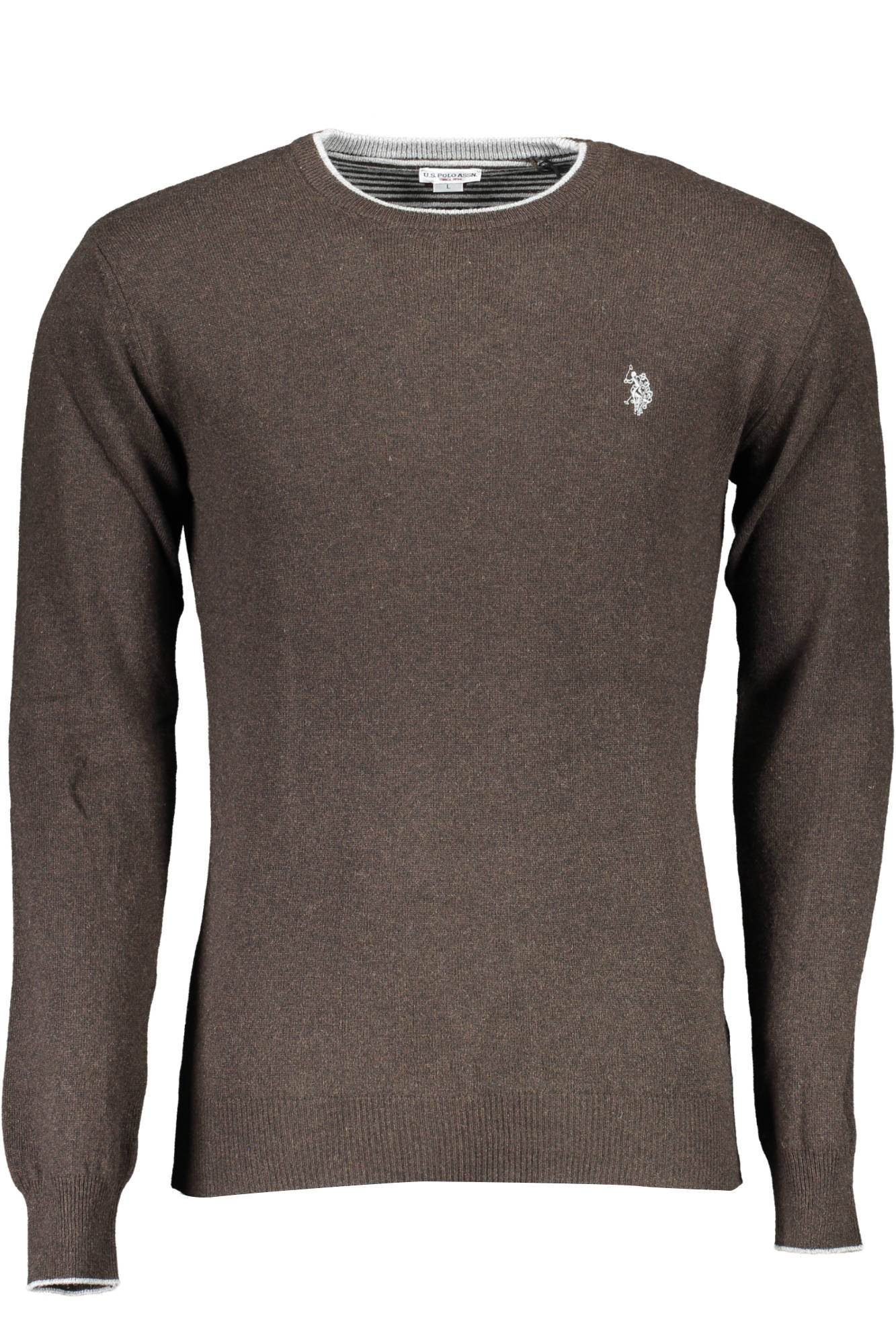 US POLO BROWN MEN&#039;S SWEATER