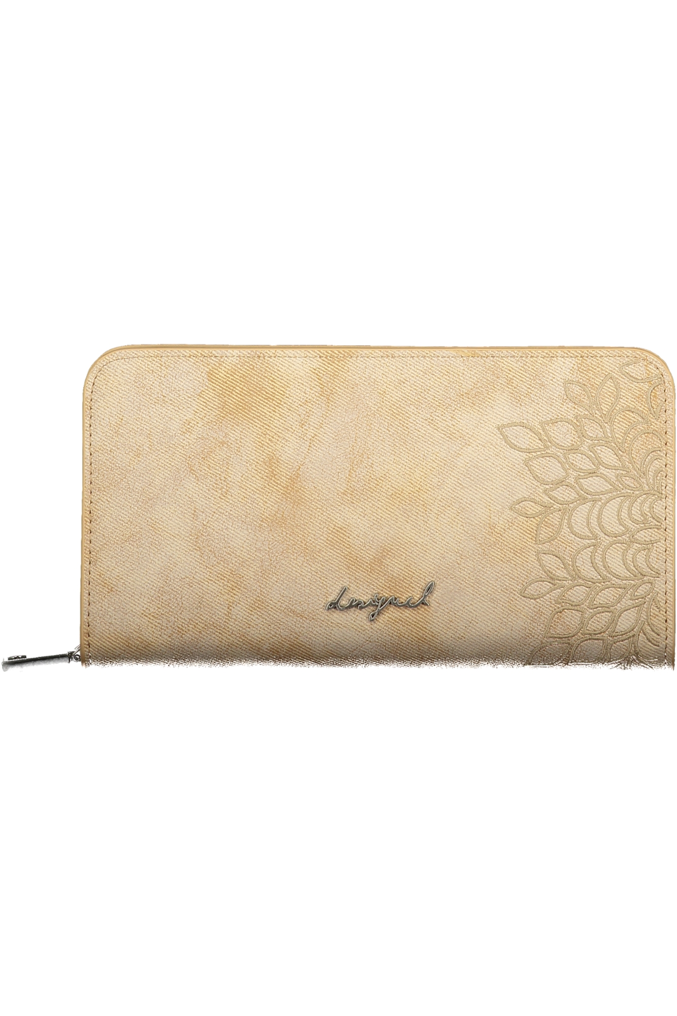 Дамски бежов портфейл