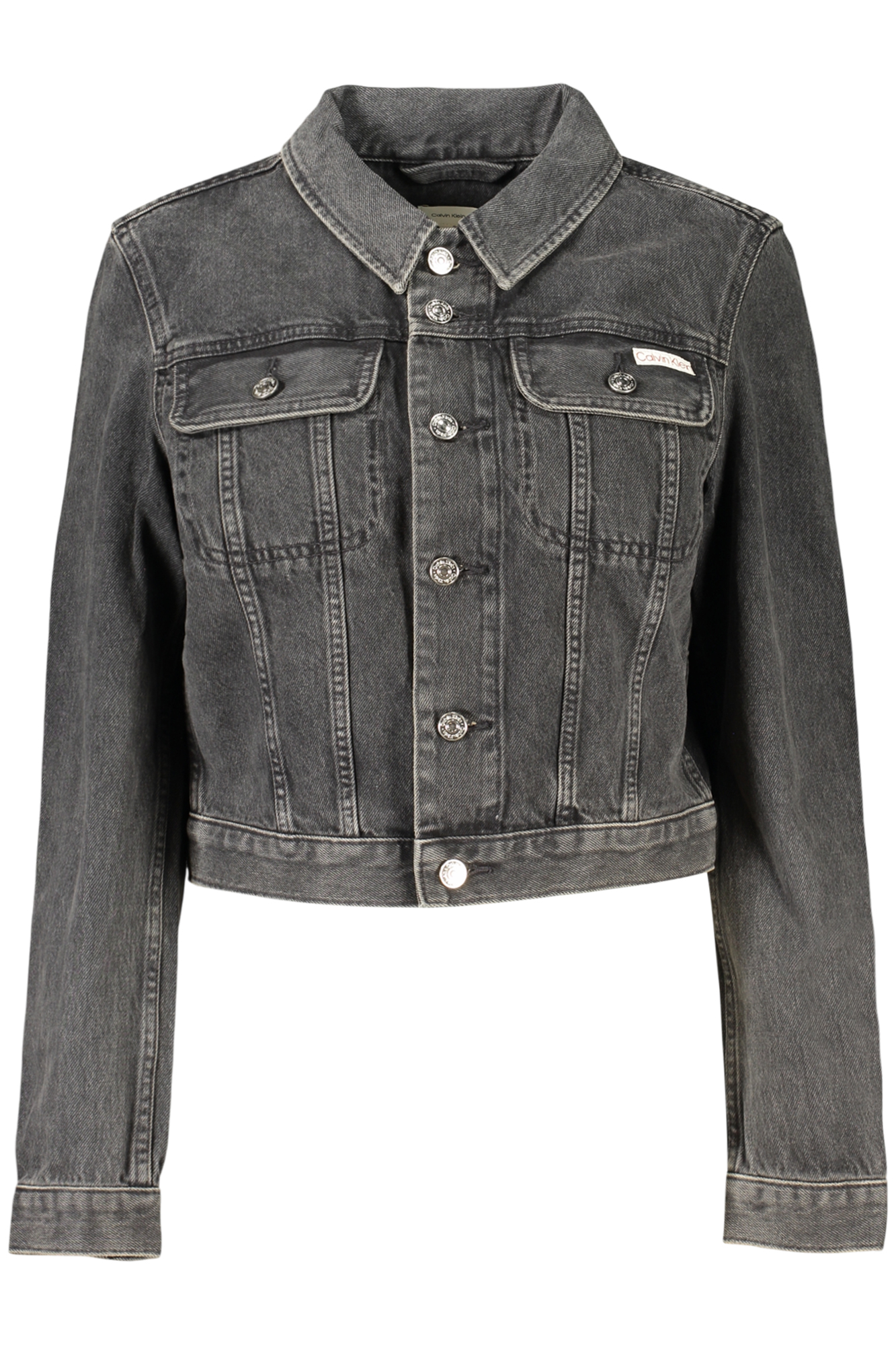 Čierna rifľová bunda Calvin Klein