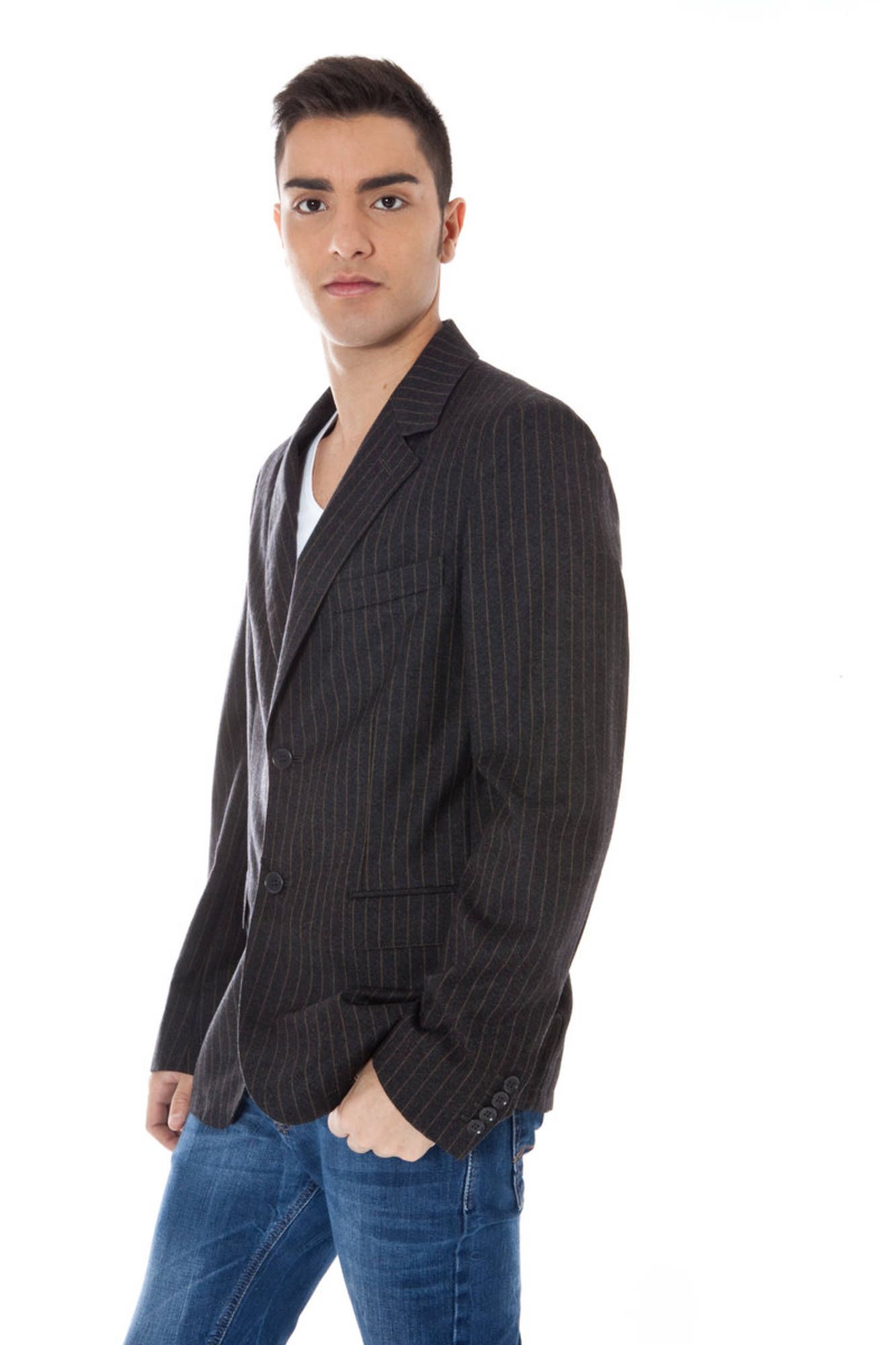 CALVIN KLEIN GRAY MEN&#039;S CLASSIC JACKET