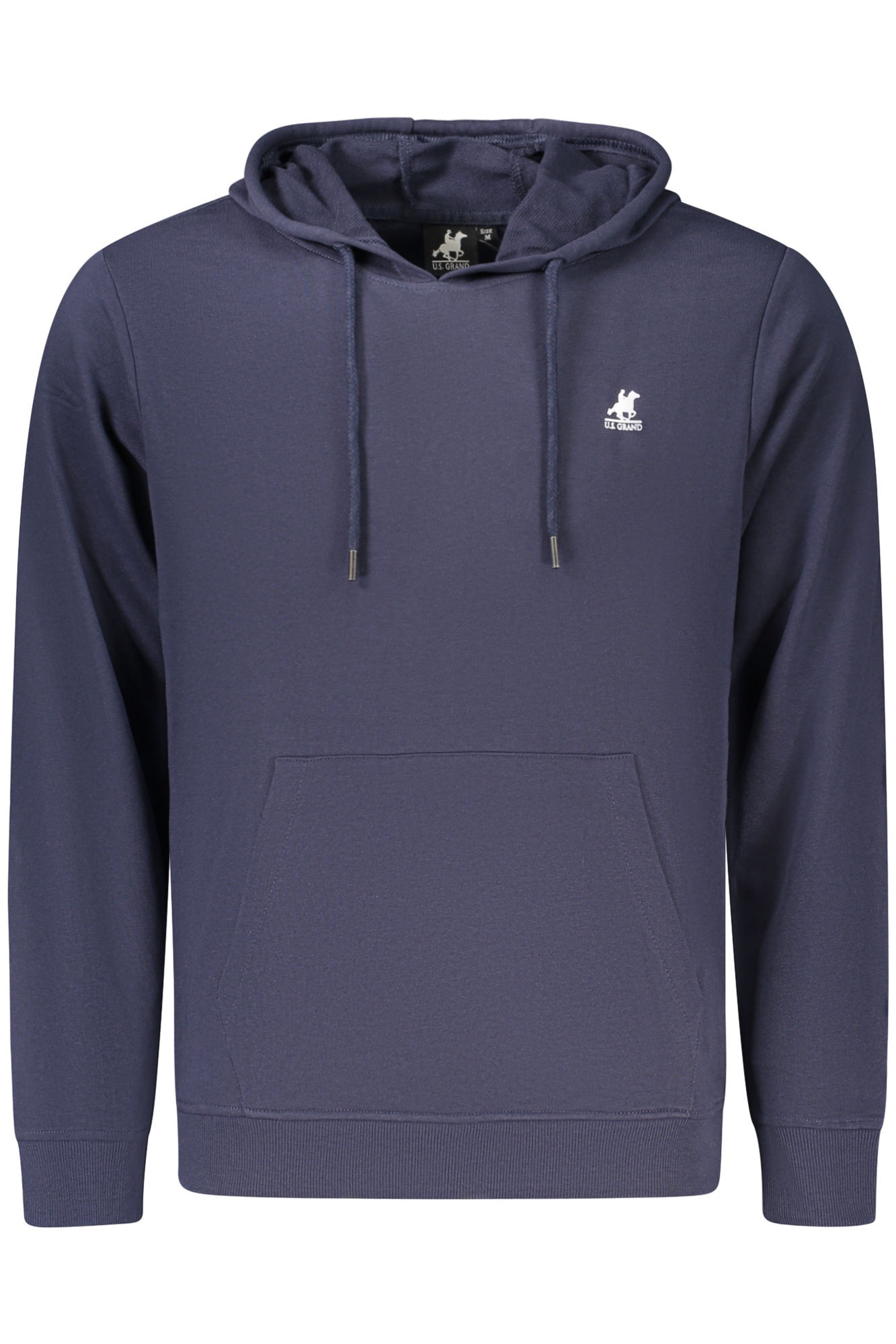 Син суитшърт без качулка