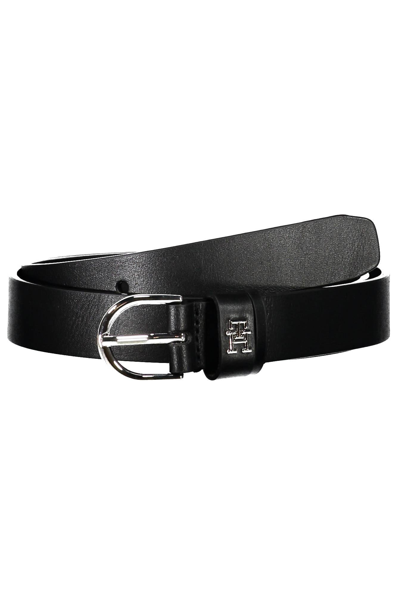 TOMMY HILFIGER LEATHER BELT WOMEN BLACK