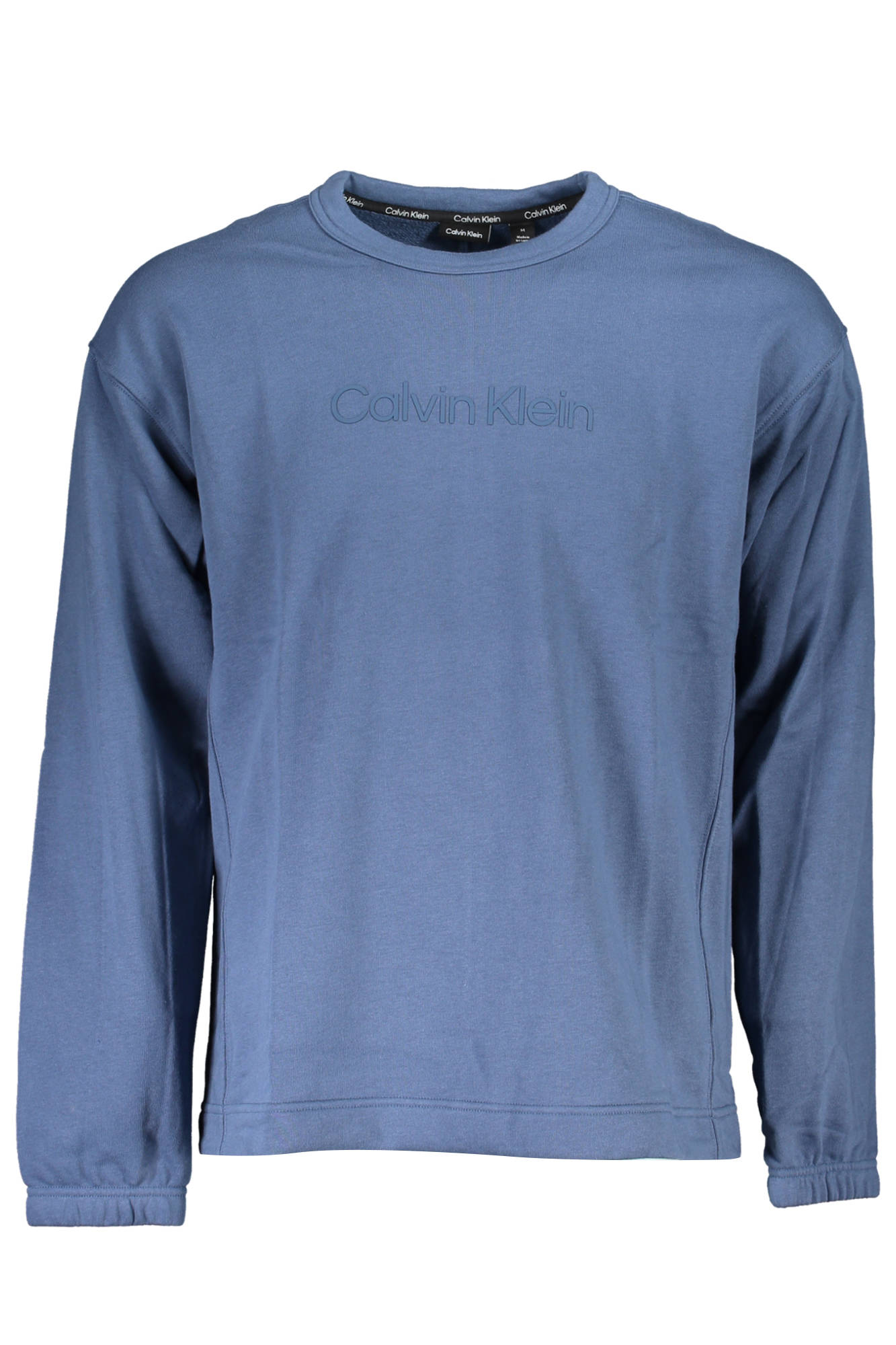 CALVIN KLEIN BLUE MEN&#039;S SWEATSHIRT WITHOUT ZIP