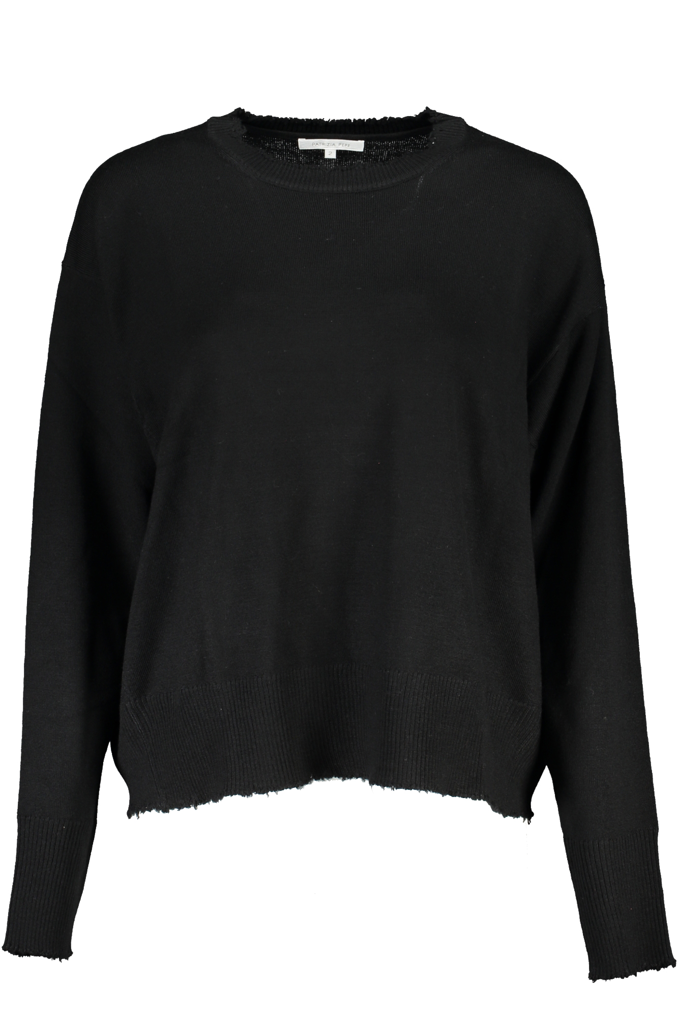 PATRIZIA PEPE WOMEN&#039;S BLACK SWEATER