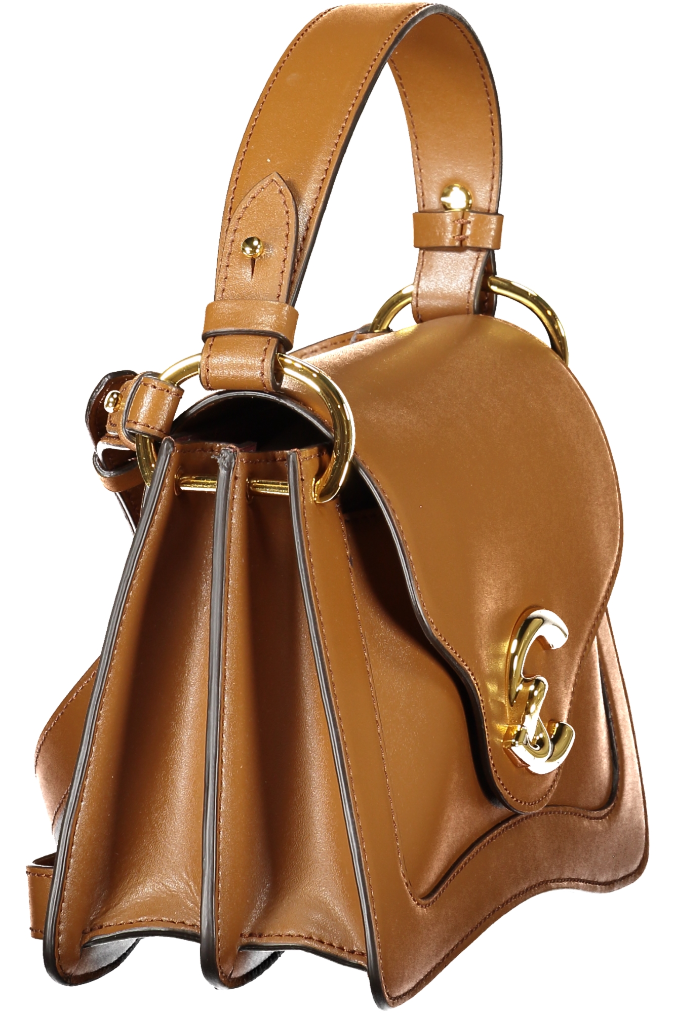 Geantă de mână din piele cu curea