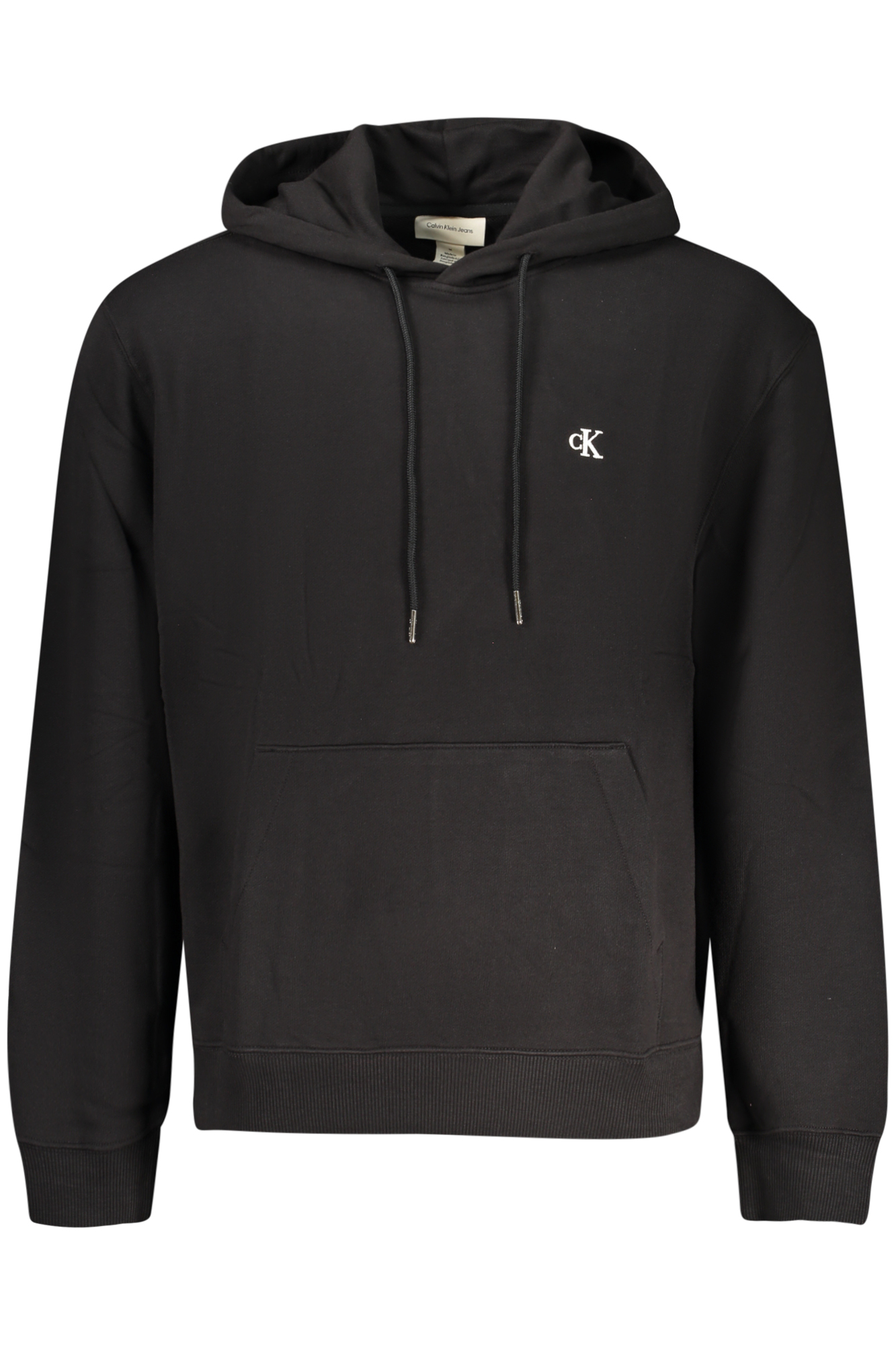 CALVIN KLEIN MEN'S BLACK ZIP-UP SWEATSHIRT