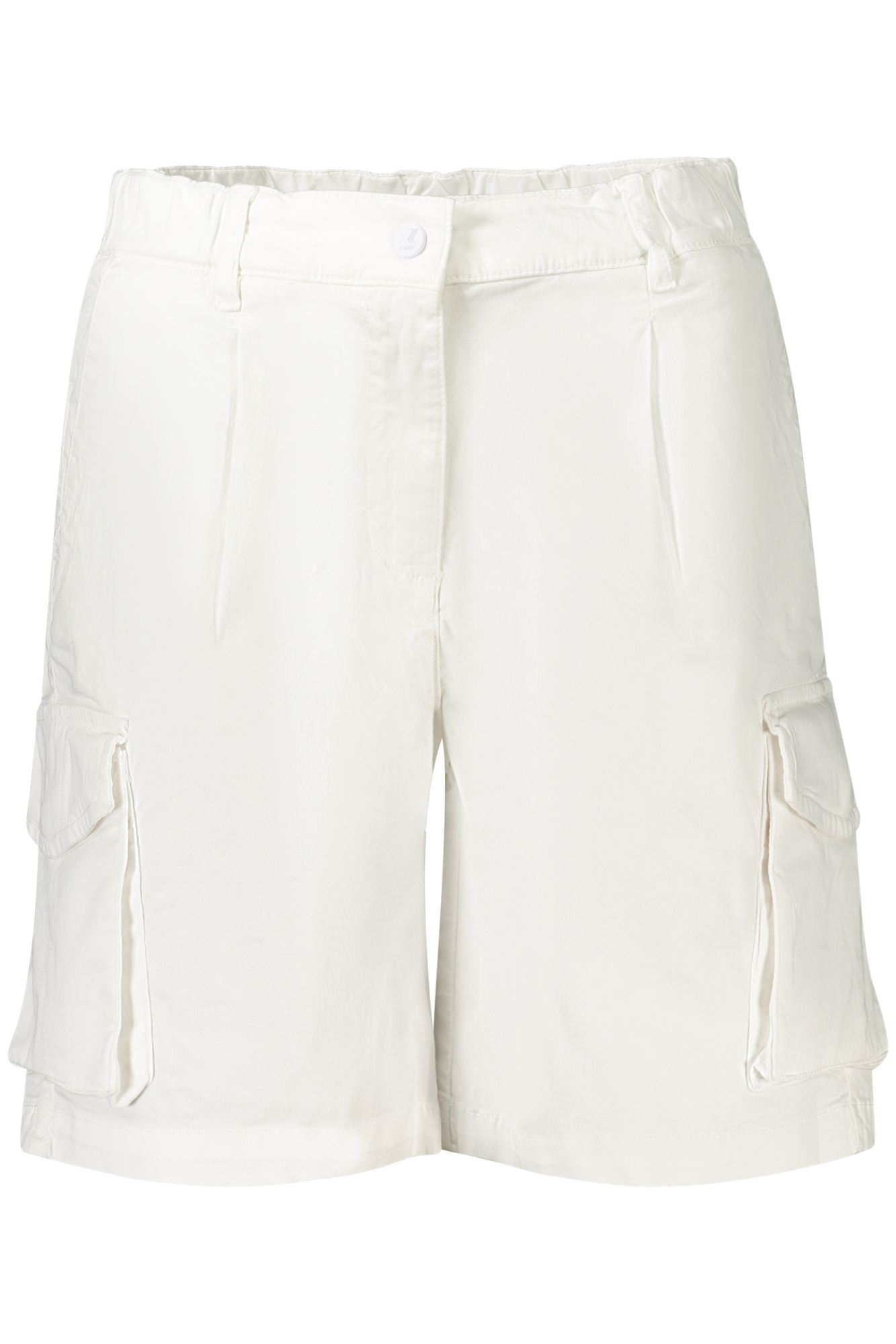 K-WAY WOMEN&#39;S BERMUDA PANTS WHITE