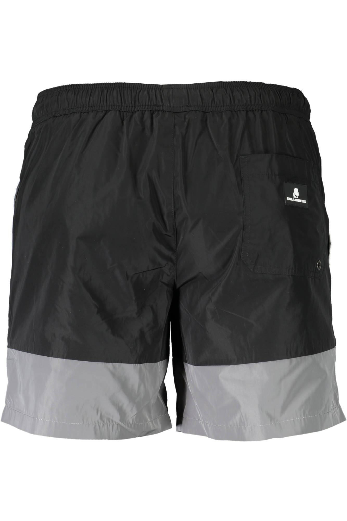 KARL LAGERFELD BEACHWEAR SWIMSUIT PARTS UNDER MAN BLACK