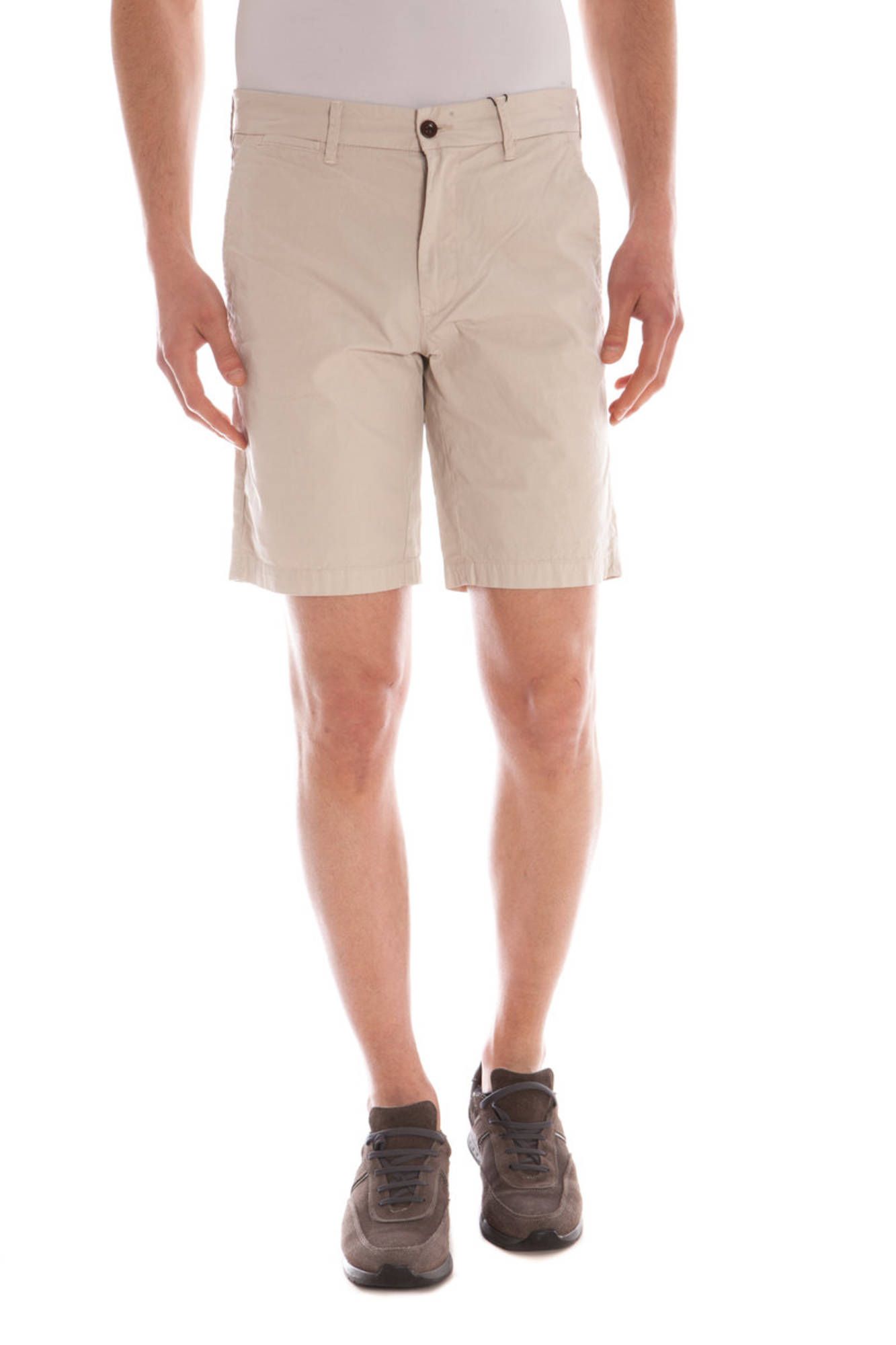 GANT MEN&#39;S BEIGE BERMUDA TROUSERS
